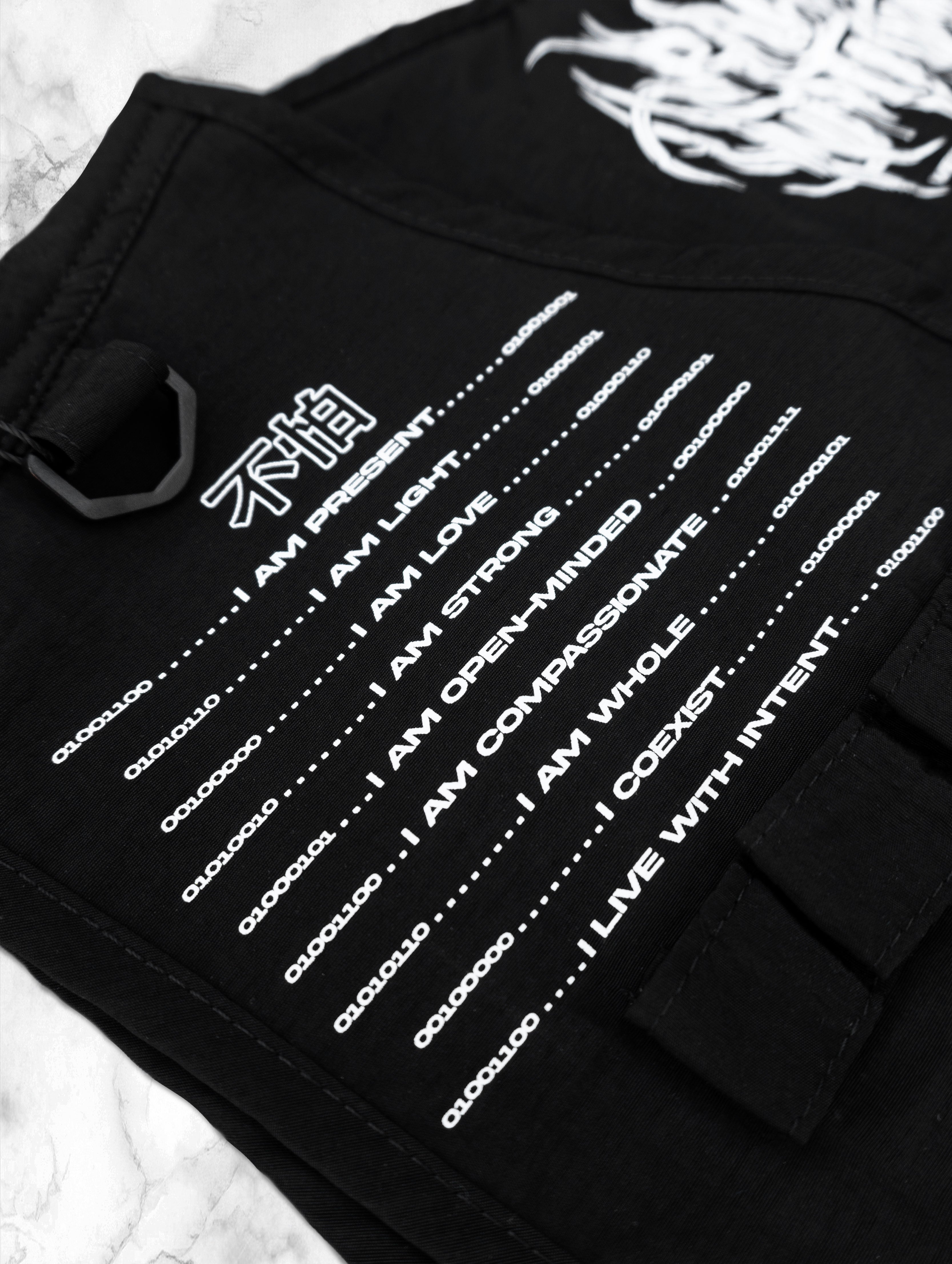 PRE-ORDER 8/22 ✦ PROTECTED BY INTENT V1 ✦ RED/BLACK ✦ TACTICAL VEST Vest