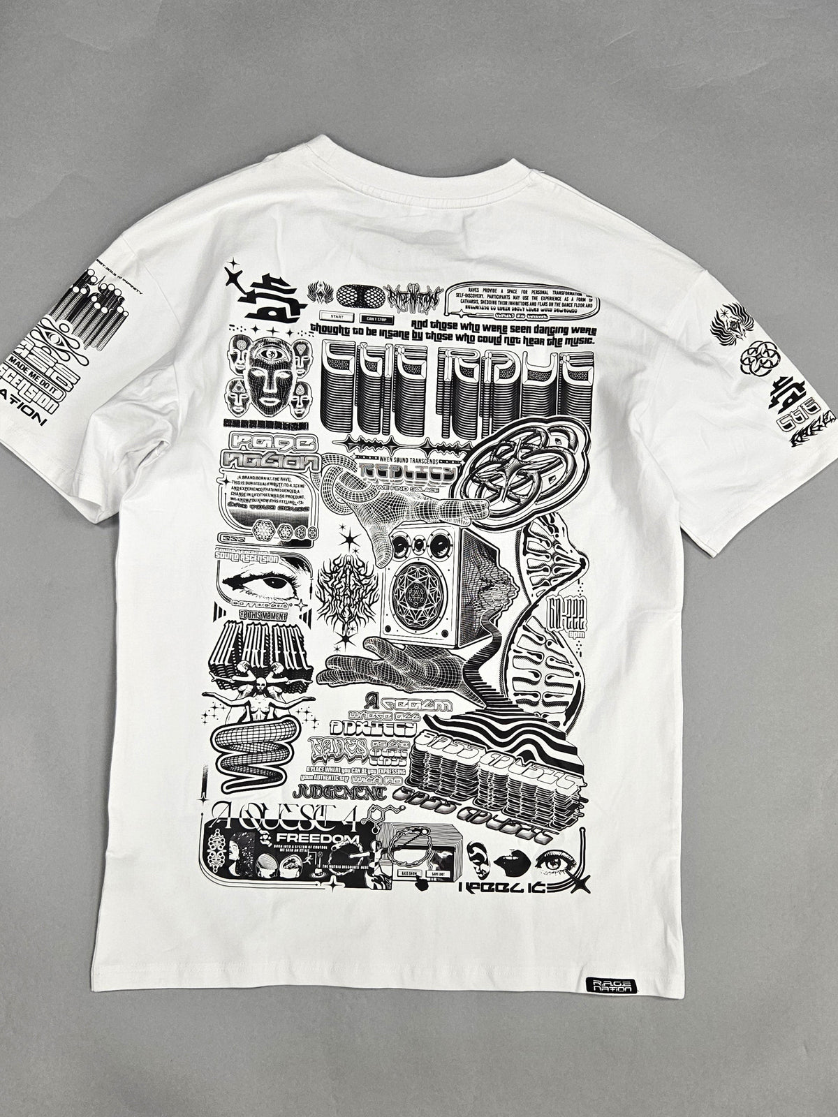 The Rave White Tee ✦ :: WAREHOUSE LIQUIDATION