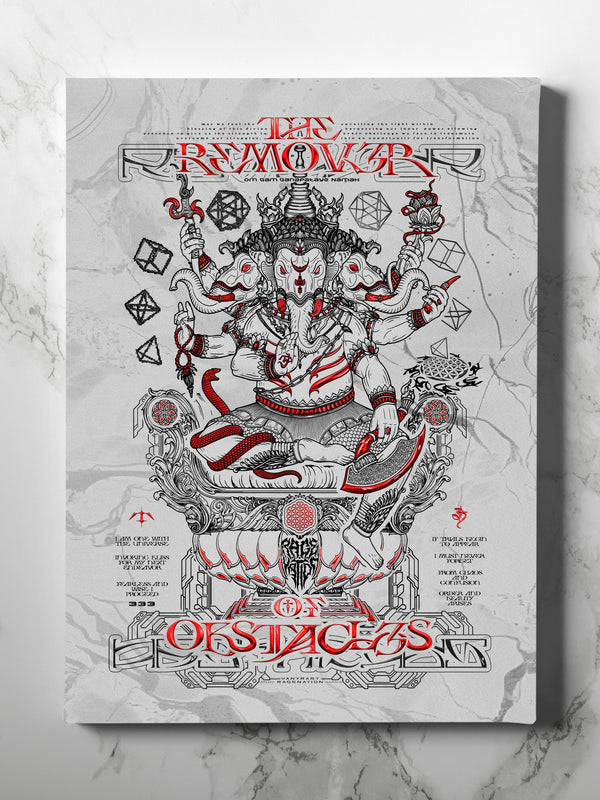 REMOVER OF OBSTACLES V2 ✦ Limited Edition Canvas Canvas