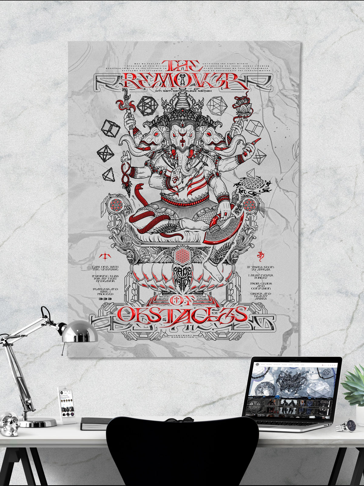 REMOVER OF OBSTACLES V2 ✦ Limited Edition Canvas Canvas