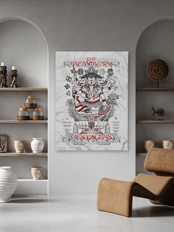 REMOVER OF OBSTACLES V2 ✦ Limited Edition Canvas Canvas