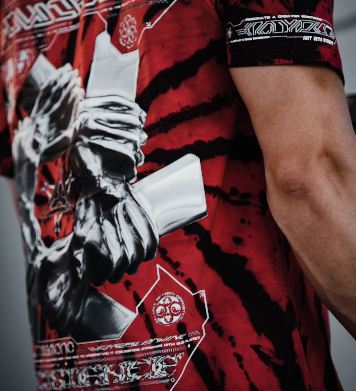 COEXIST V1 • RED SWIRL • PREMIUM T-SHIRT T-Shirt