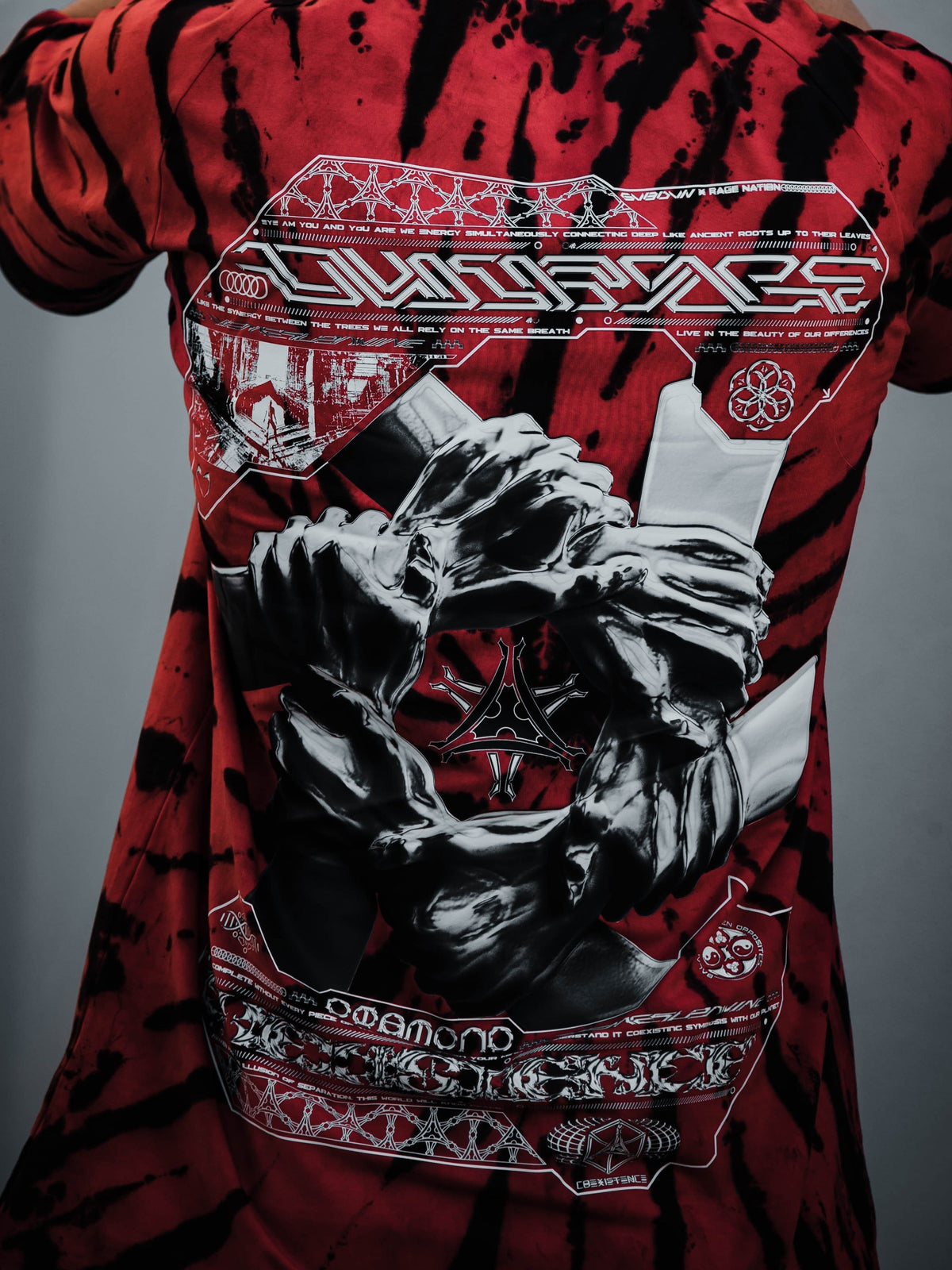 COEXIST V1 • RED SWIRL • PREMIUM T-SHIRT T-Shirt