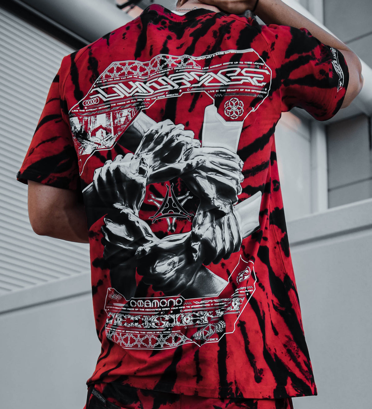 COEXIST V1 • RED SWIRL • PREMIUM T-SHIRT T-Shirt