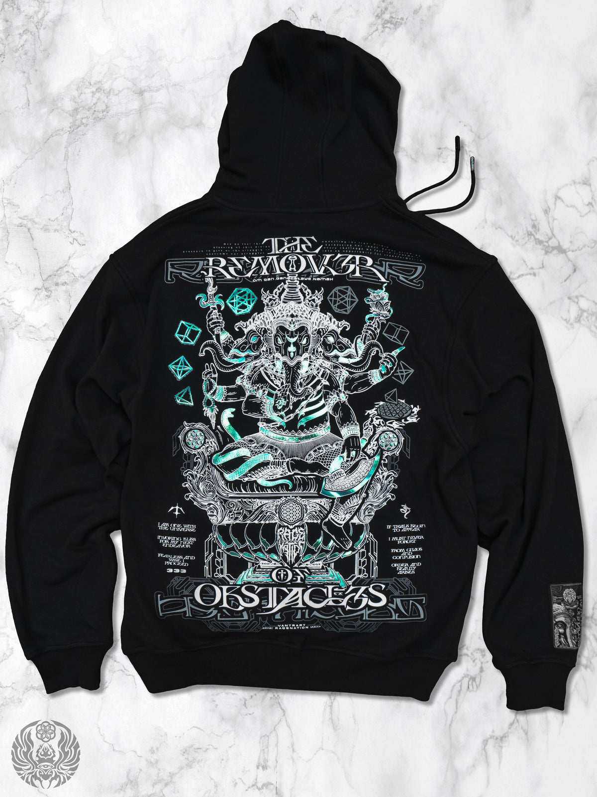 PRE-ORDER ✦ REMOVER OF OBSTACLES ✦ 3-TONE IRIDESCENT FOIL ✦ Premium Hoodie Hoodie