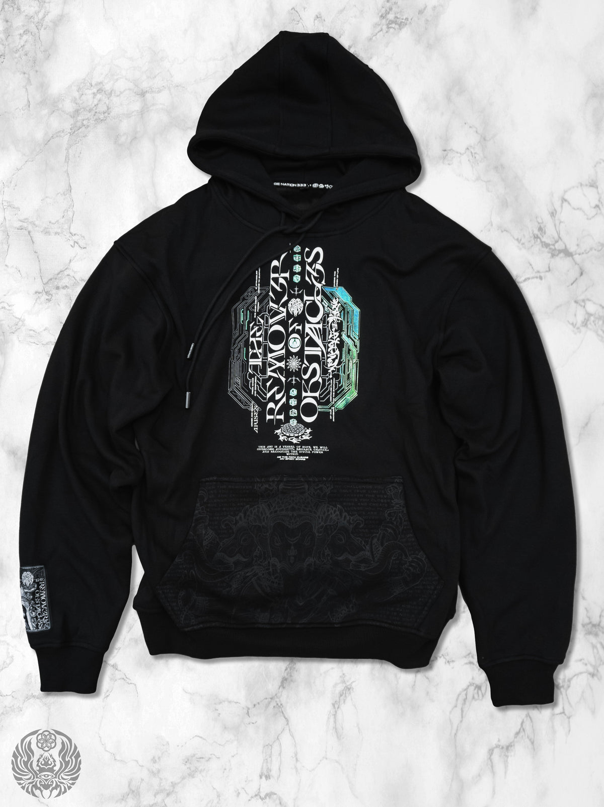 PRE-ORDER ✦ REMOVER OF OBSTACLES ✦ 3-TONE IRIDESCENT FOIL ✦ Premium Hoodie Hoodie