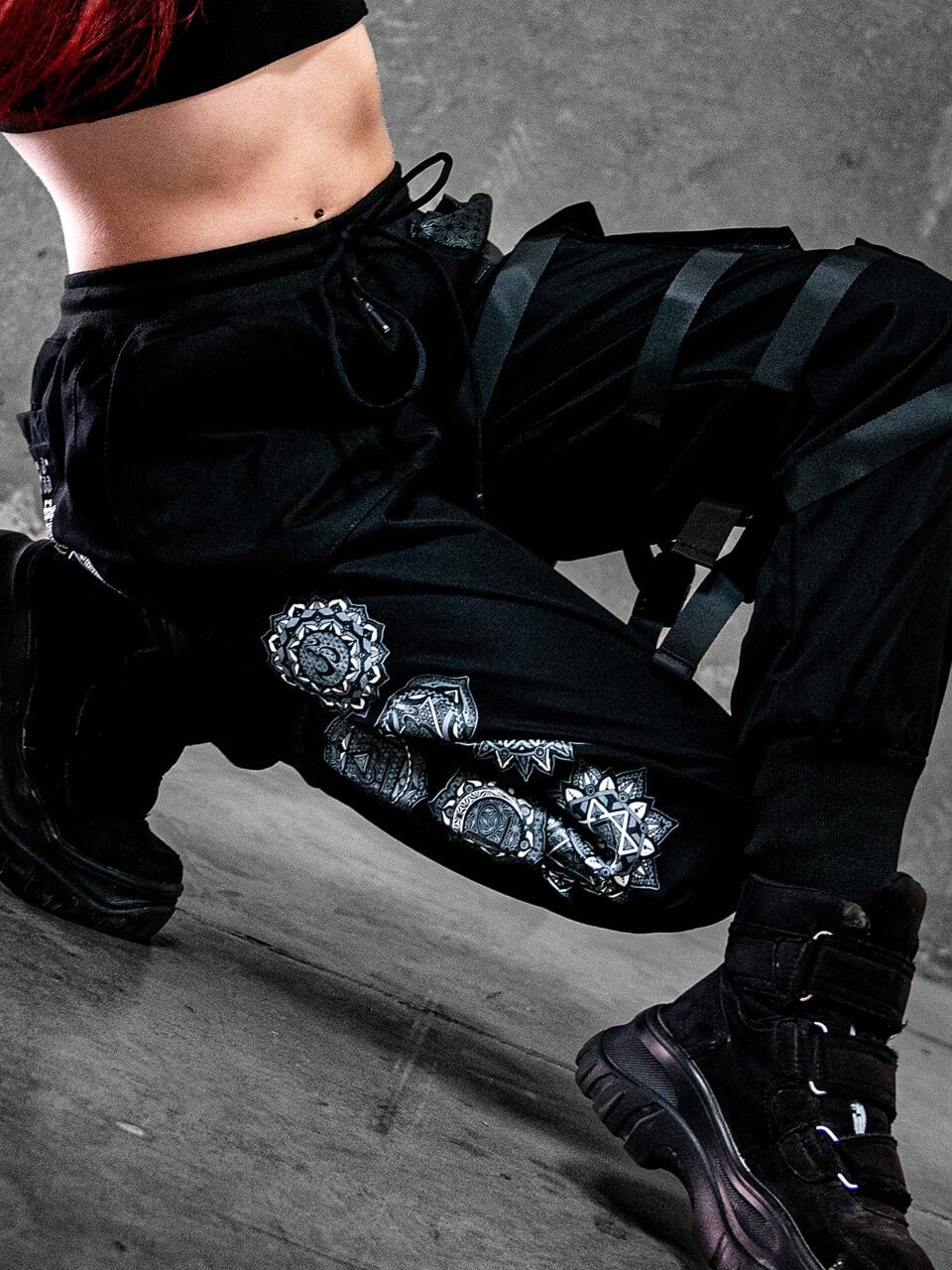 HARMONY HEALS V1 • DESIGN 003 • Tactical Unisex Joggers w/ hidden pocket Tacticals