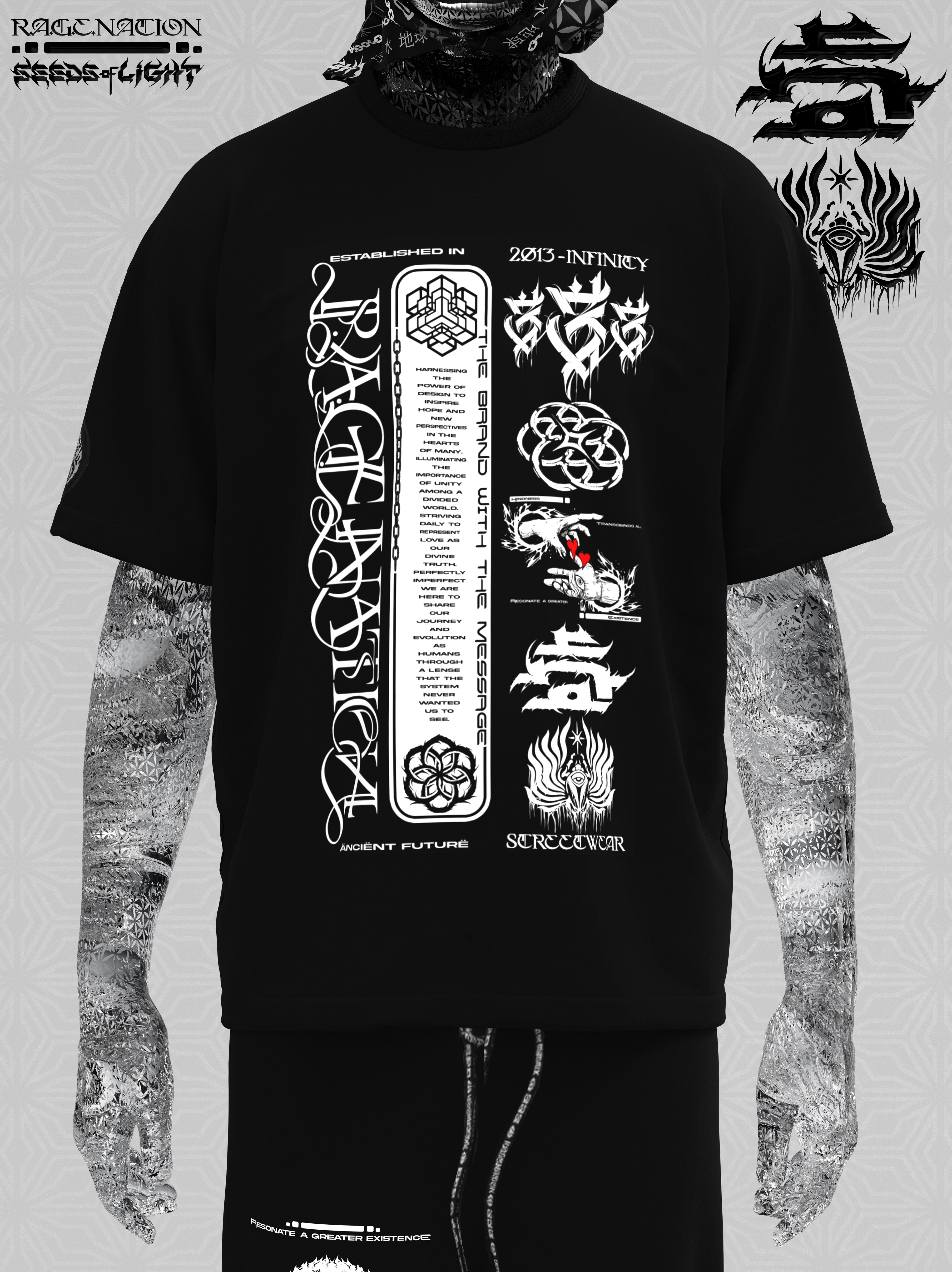 PRE-ORDER (SHIPS BY 1/8/25) ✦ SEEDS OF LIGHT V1 ✦ Premium T-shirt T-Shirt