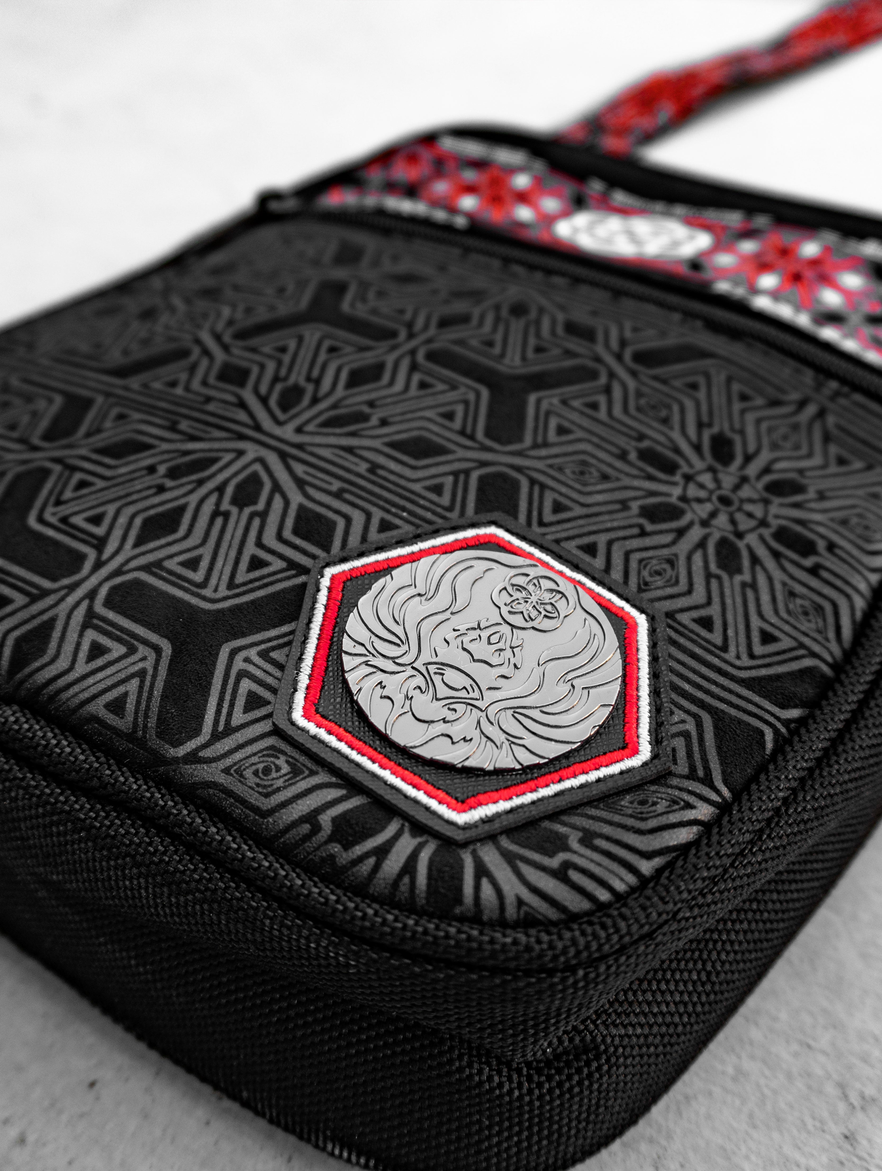 NEW RELEASE • PROTECTED BY INTENT • Double-Sided • Reflective Print • SHOULDER BAG Shoulder Bag