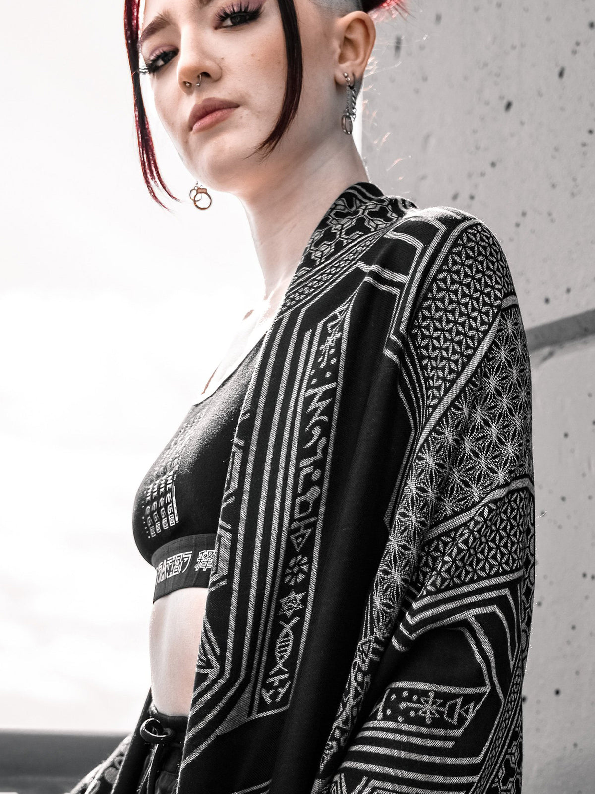 RESTOCKED ✦ TRANSCENDENCE • SILVER • GROKKO • Reversible Festival Shawl/Scarf Shawls