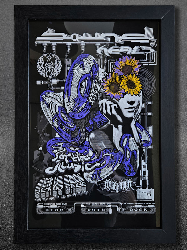SOUND HEALS ✦ LE 50 ✦ PRINT by @BILLNATION333 Print