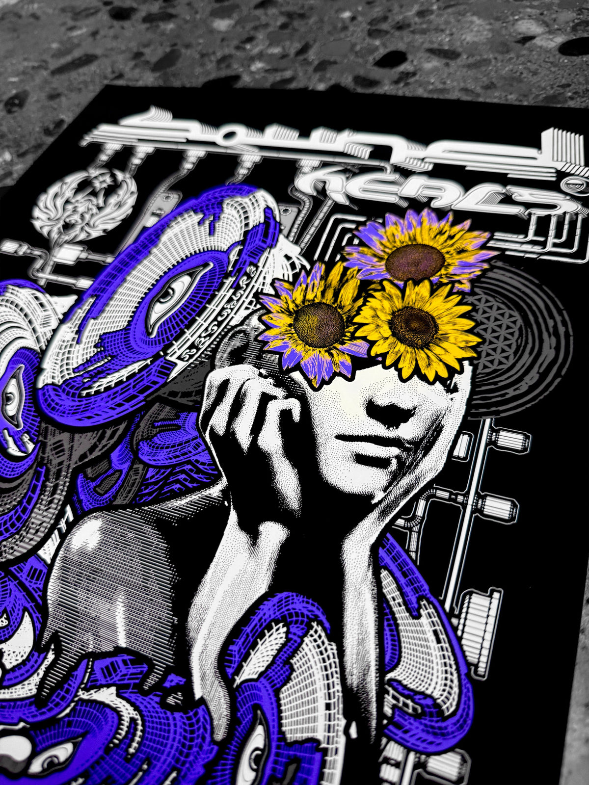 GROKKO ✦ LE 111 ✦ Framed Premium Art Print Print