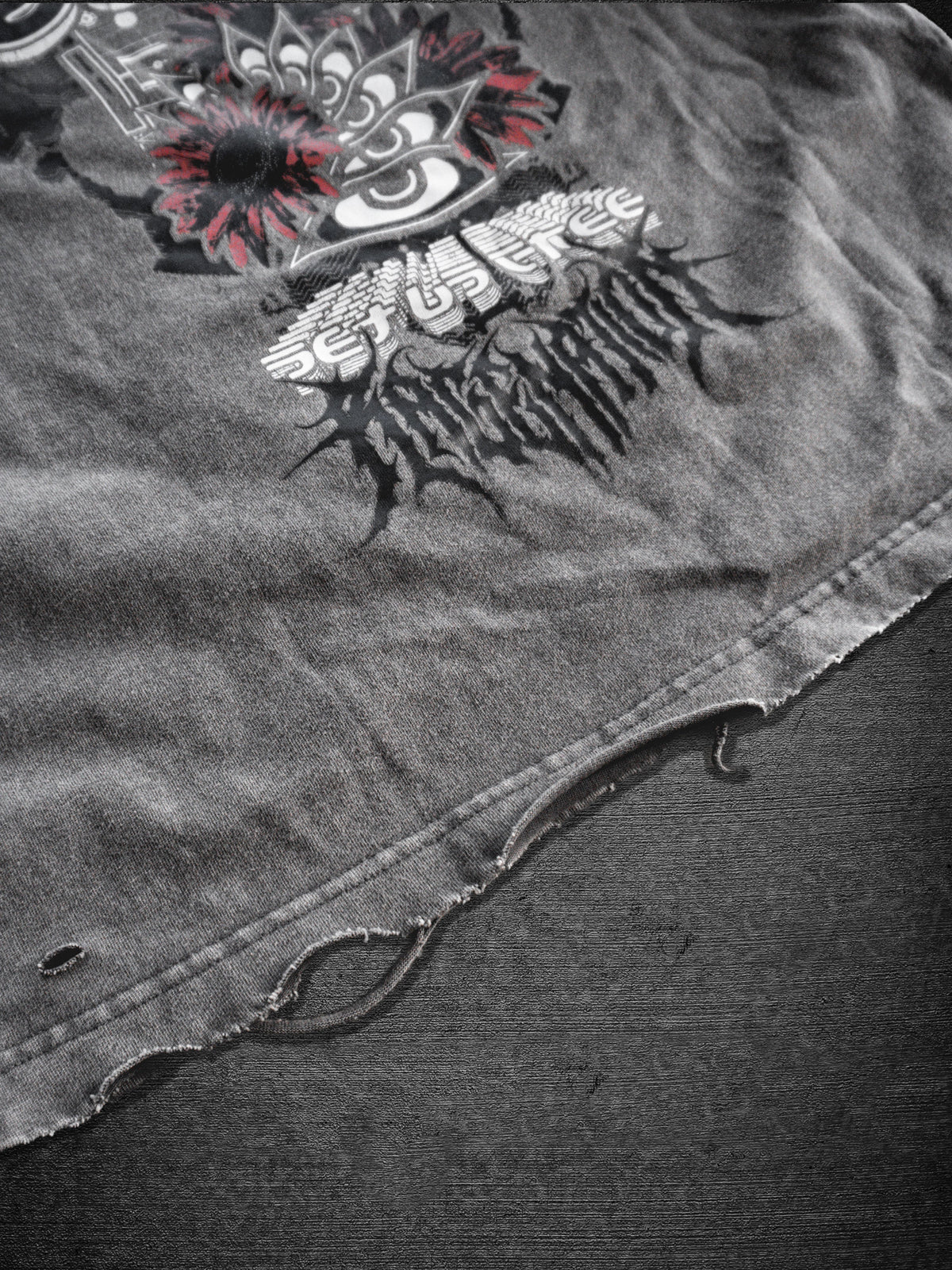 SOUND HEALS V2 ✦ DISTRESSED ASF ACIDWASH ✦ T-Shirt T-Shirt