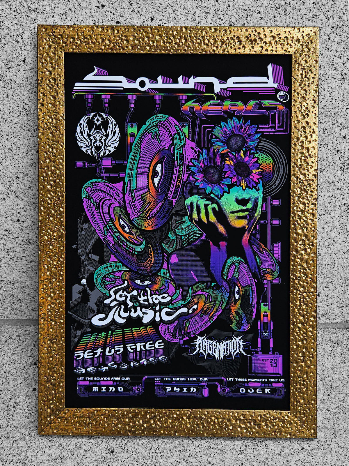 SOUND HEALS V2 ✦ LE 88 ✦ PRINT by @BILLNATION333 Print
