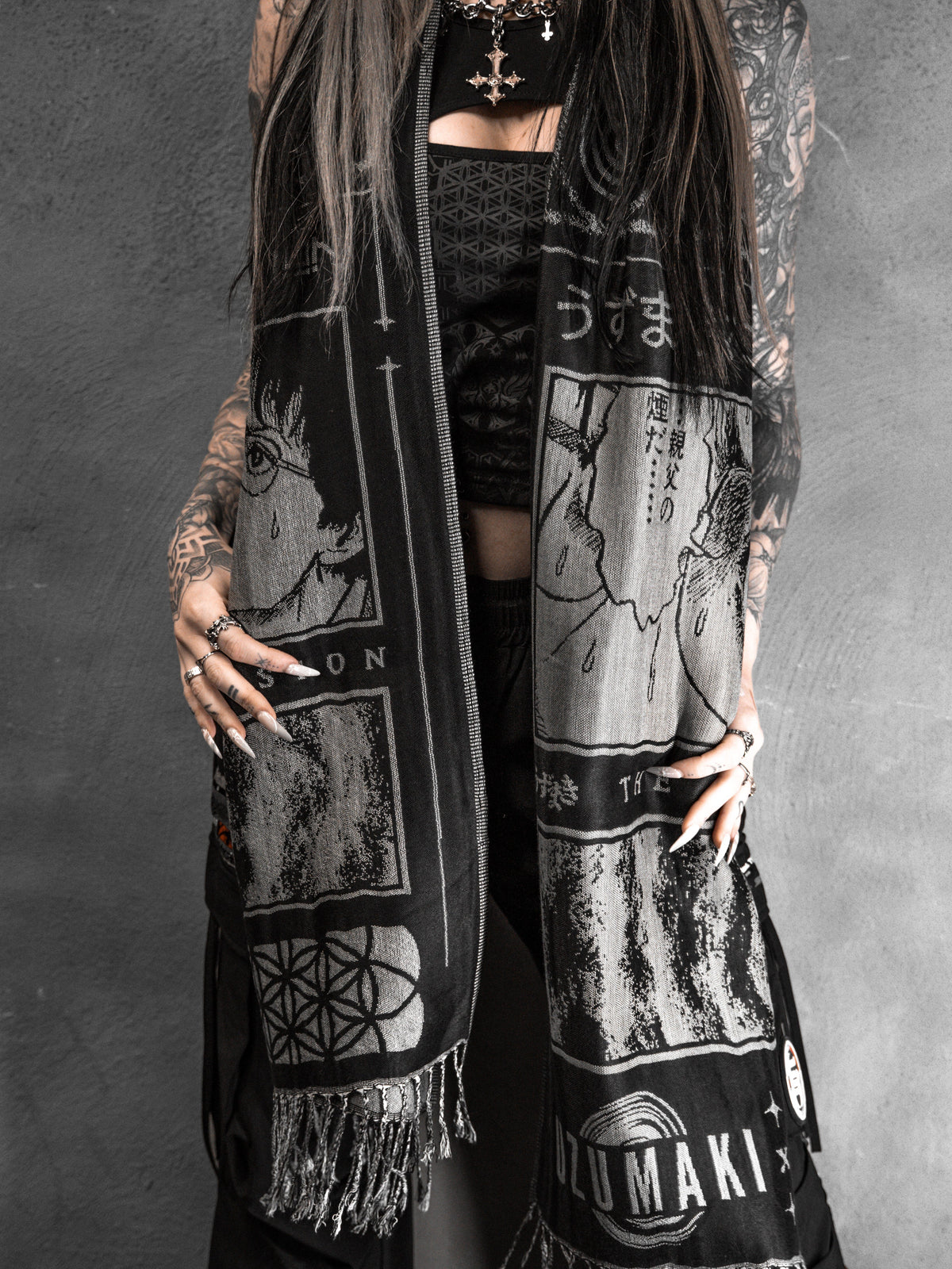OFFICIAL UZUMAKI ✦ SPIRAL OBSESSION ✦ Pashmina Shawl Shawl