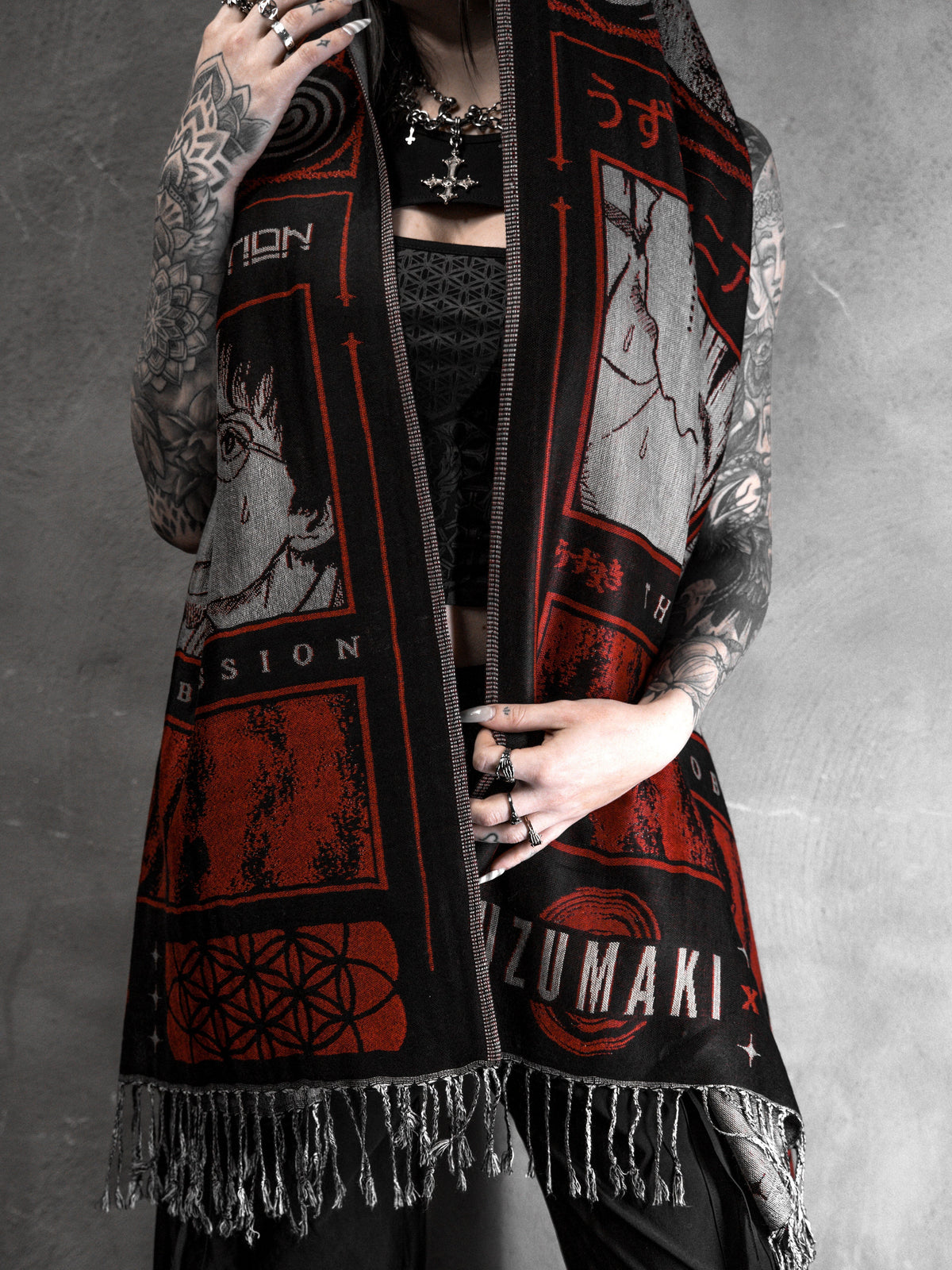 OFFICIAL UZUMAKI ✦ AZAMI'S CURSE ✦ Pashmina Shawl Shawl