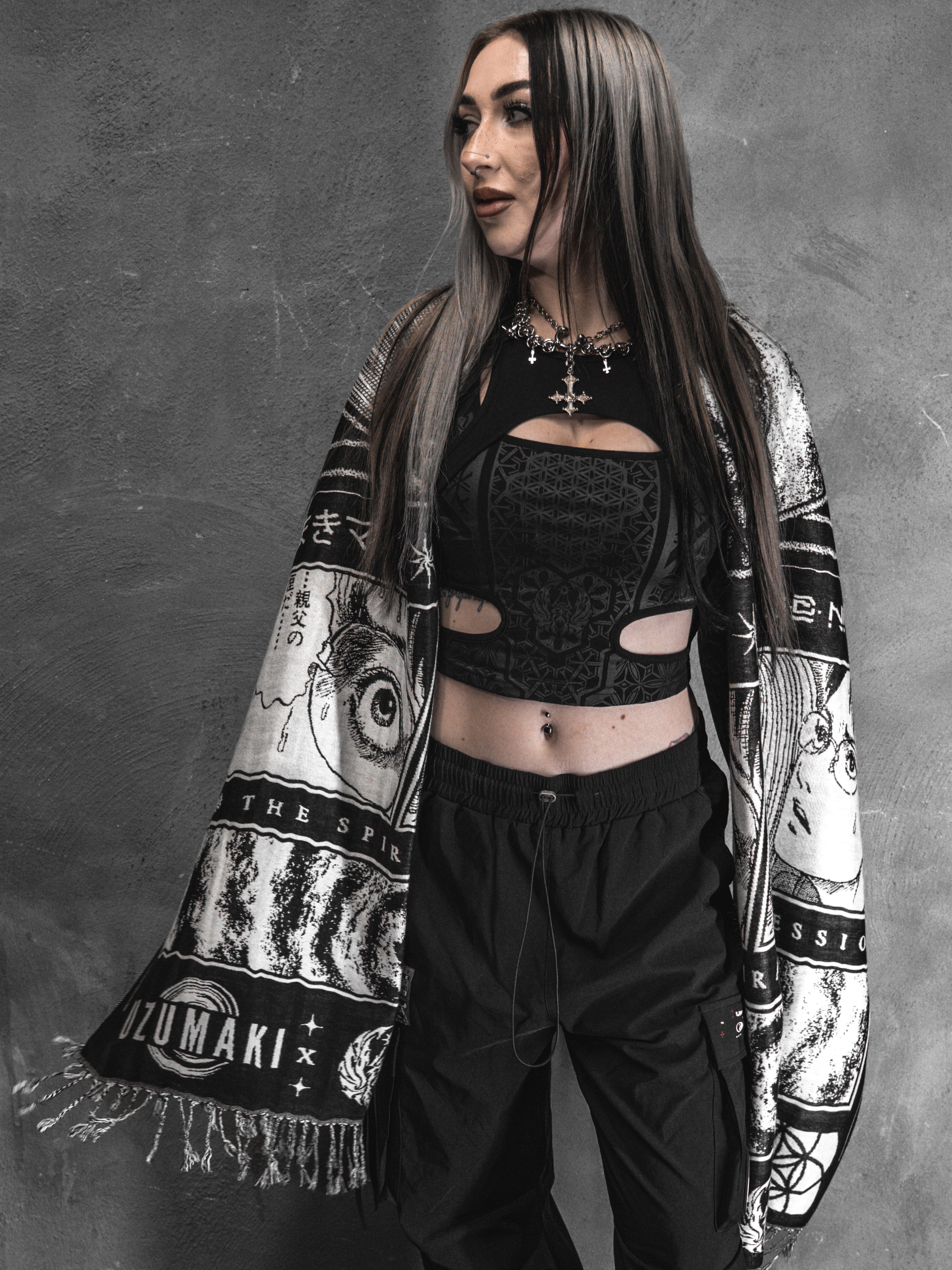 OFFICIAL UZUMAKI ✦ SPIRAL OBSESSION ✦ Pashmina Shawl Shawl