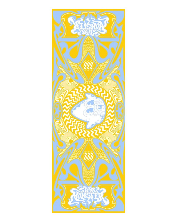 STAR MONSTER ✦ ARTIST COLLAB ✦ Blue/Yellow Festival Pashmina Shawls