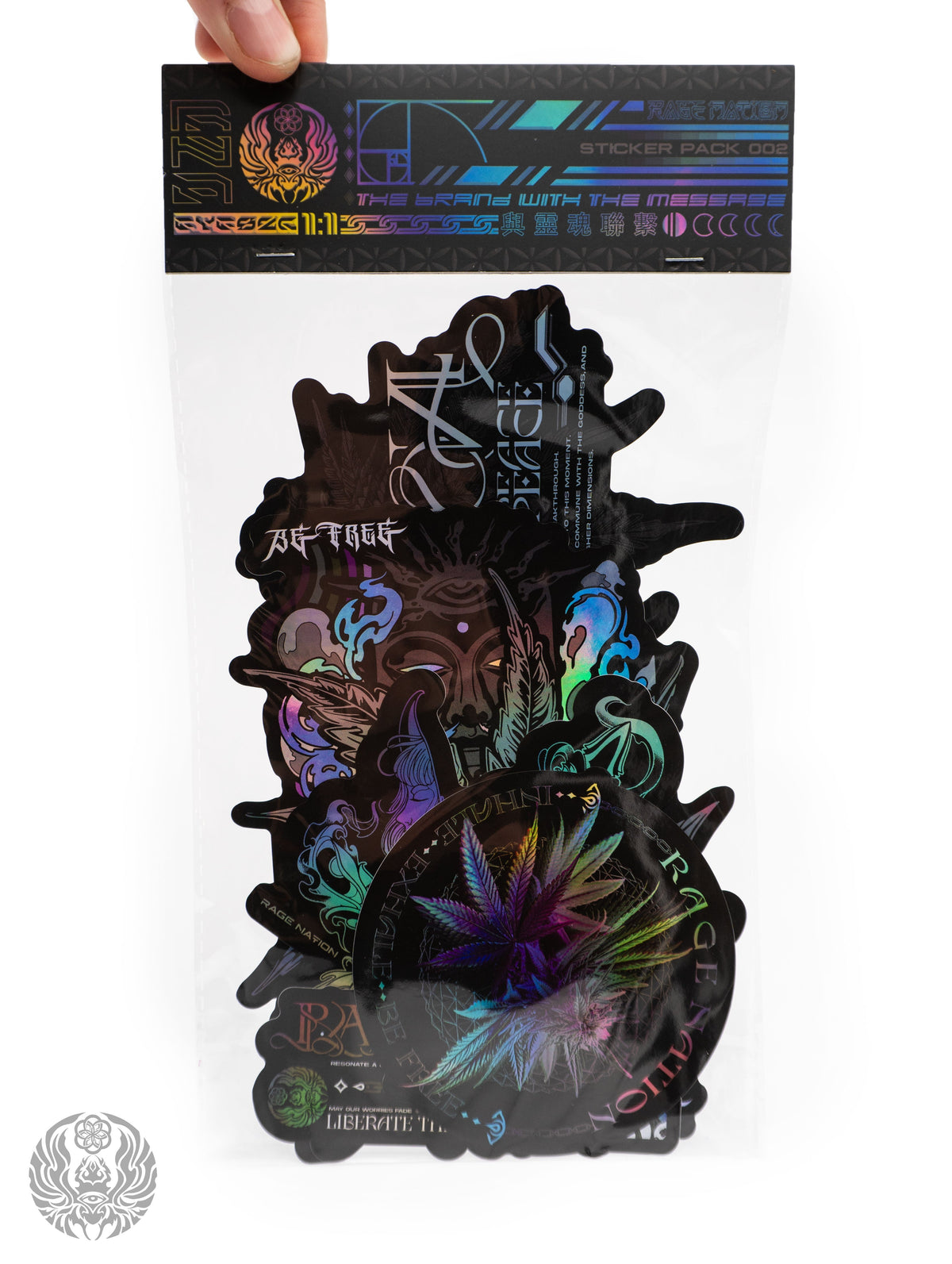 HOLOGRAPHIC • RAGE NATION • STICKER PACK _002 Stickers