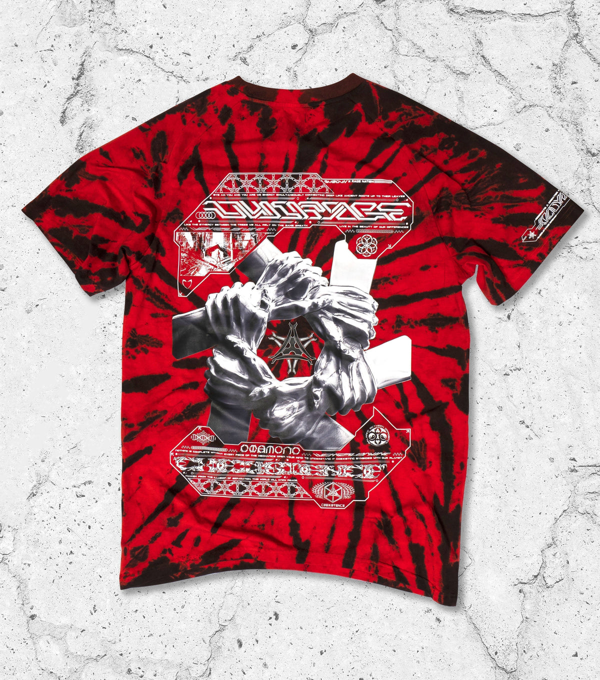 COEXIST V1 • RED SWIRL • PREMIUM T-SHIRT T-Shirt