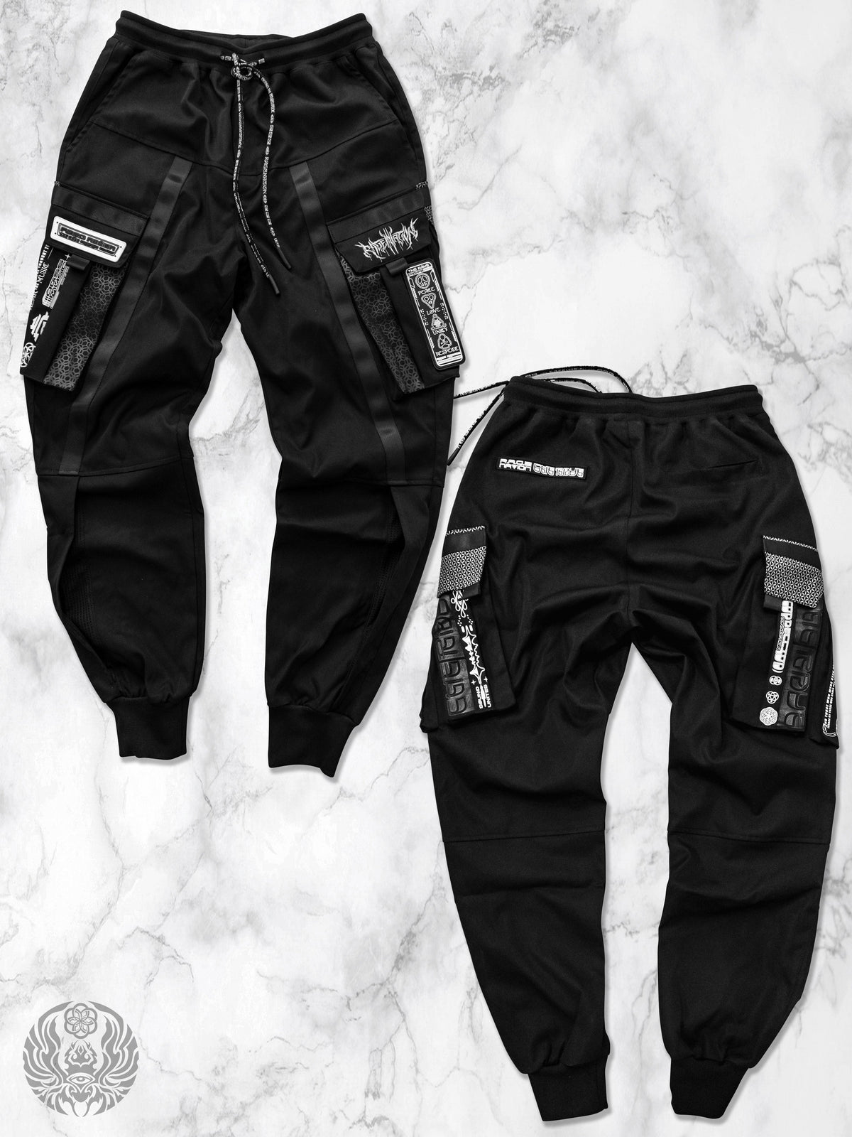 THE RAVE V1 ✦ Tactical Pants w/ interchangeable patch Tacticals