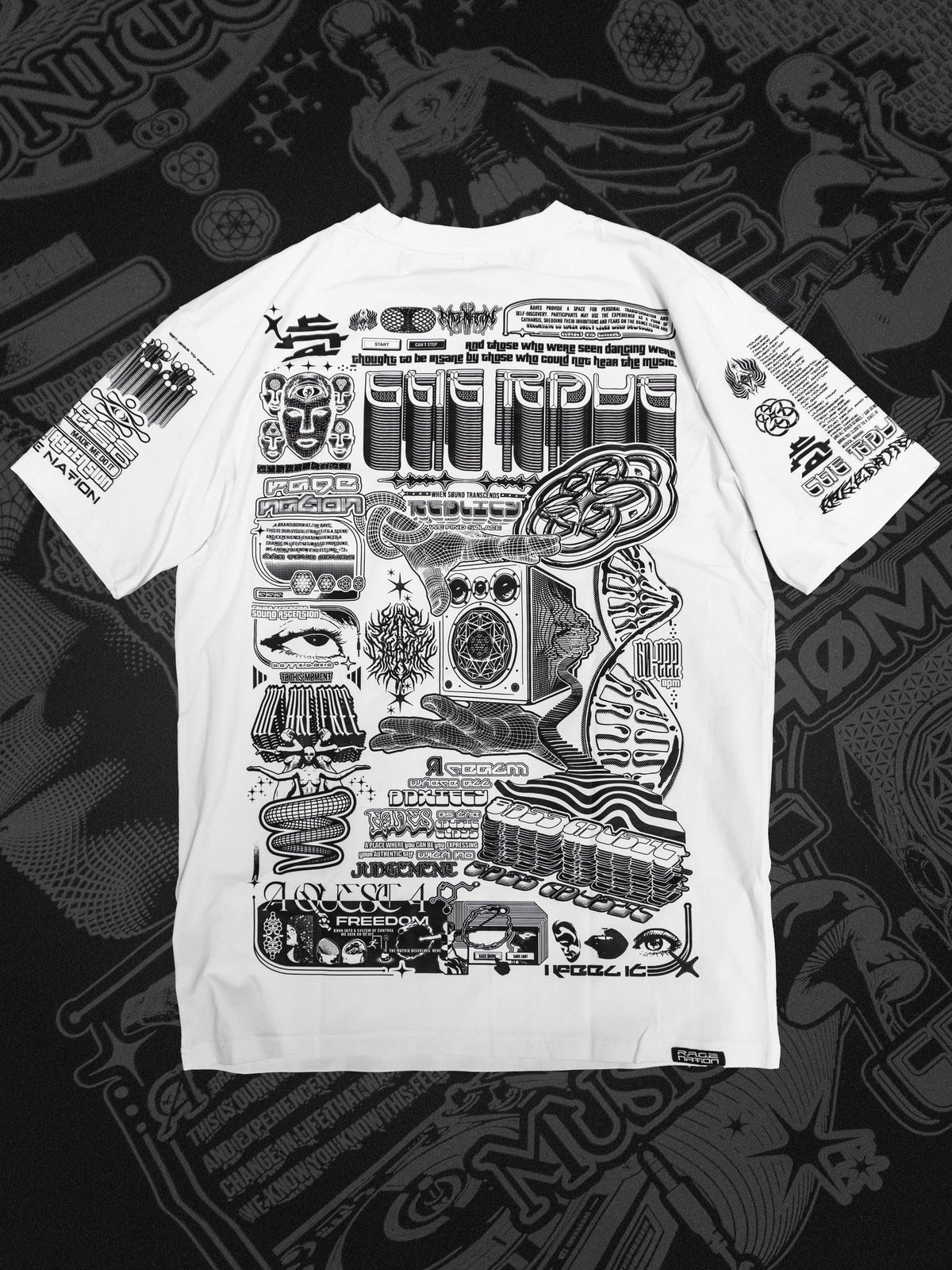 THE RAVE V1 ✦ Sun's Up Variant ✦ Premium T-Shirt T-Shirt