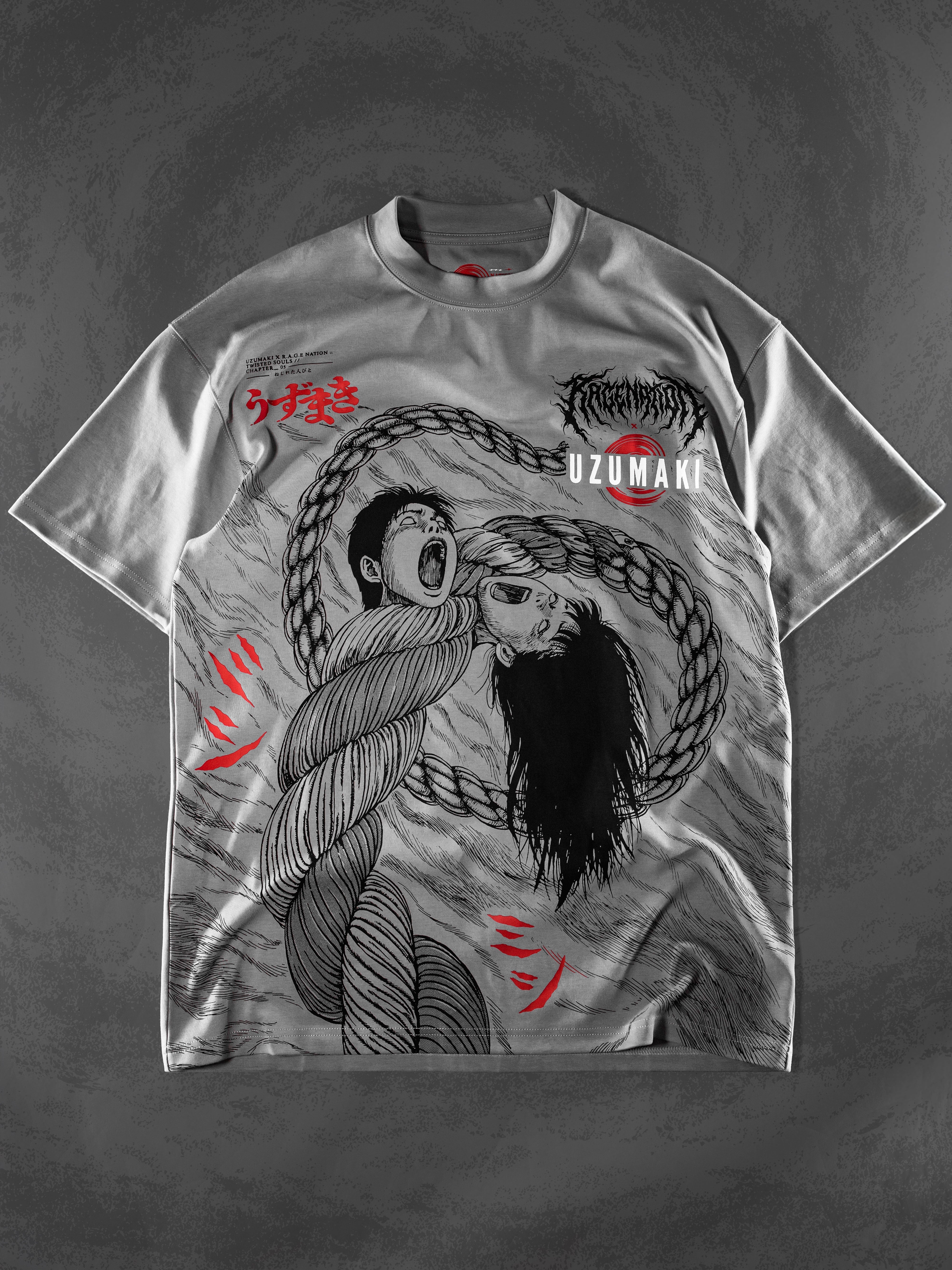 OFFICIAL UZUMAKI ✦ TWISTED SOULS ✦ Over-sized Tee T-Shirt