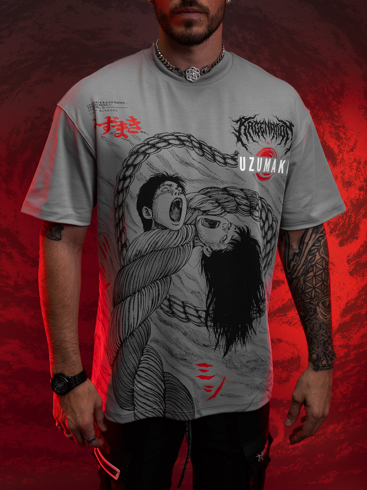 OFFICIAL UZUMAKI ✦ TWISTED SOULS ✦ Over-sized ✦T-shirt T-Shirt