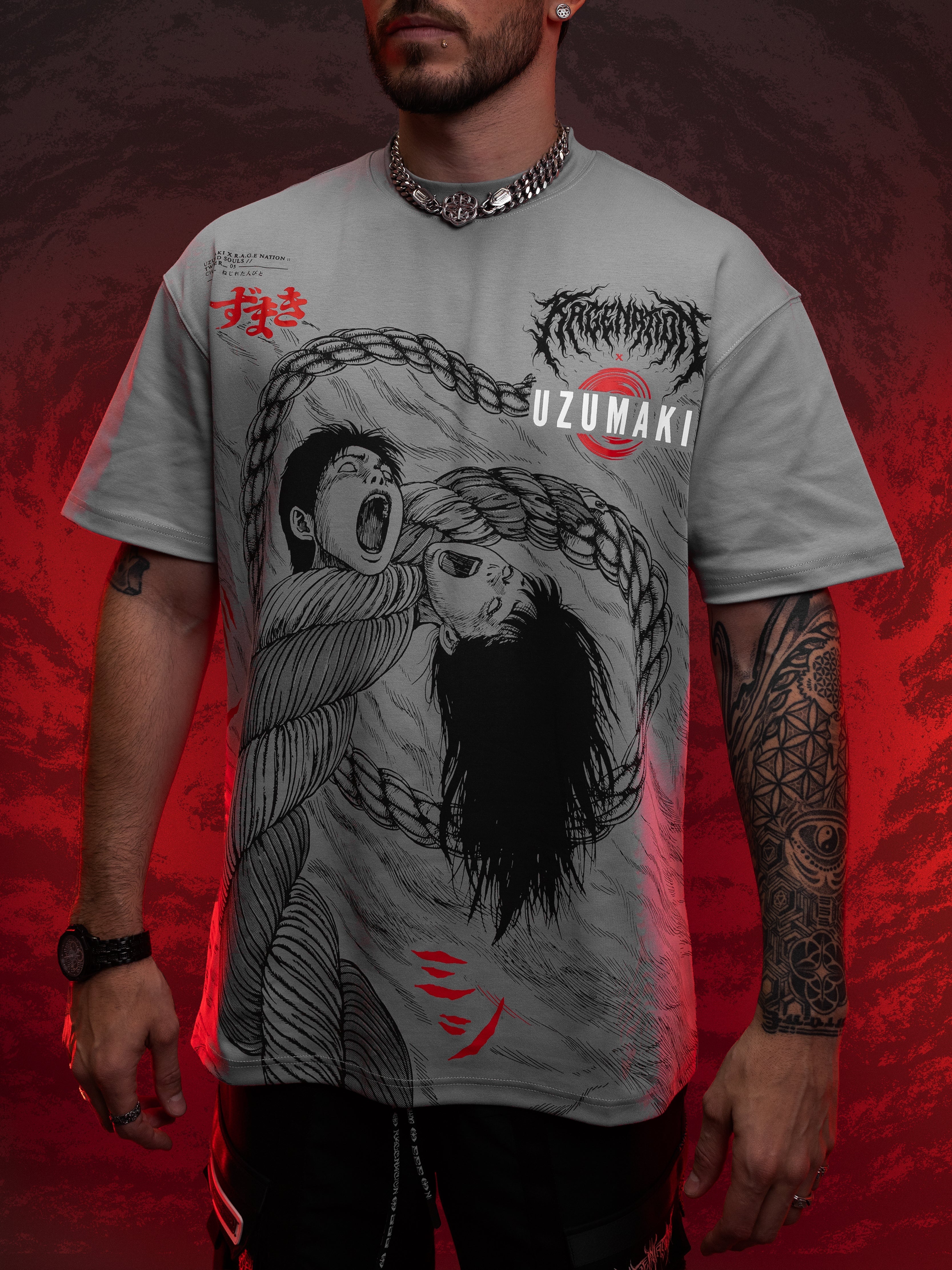 OFFICIAL UZUMAKI ✦ TWISTED SOULS ✦ Over-sized ✦T-shirt T-Shirt