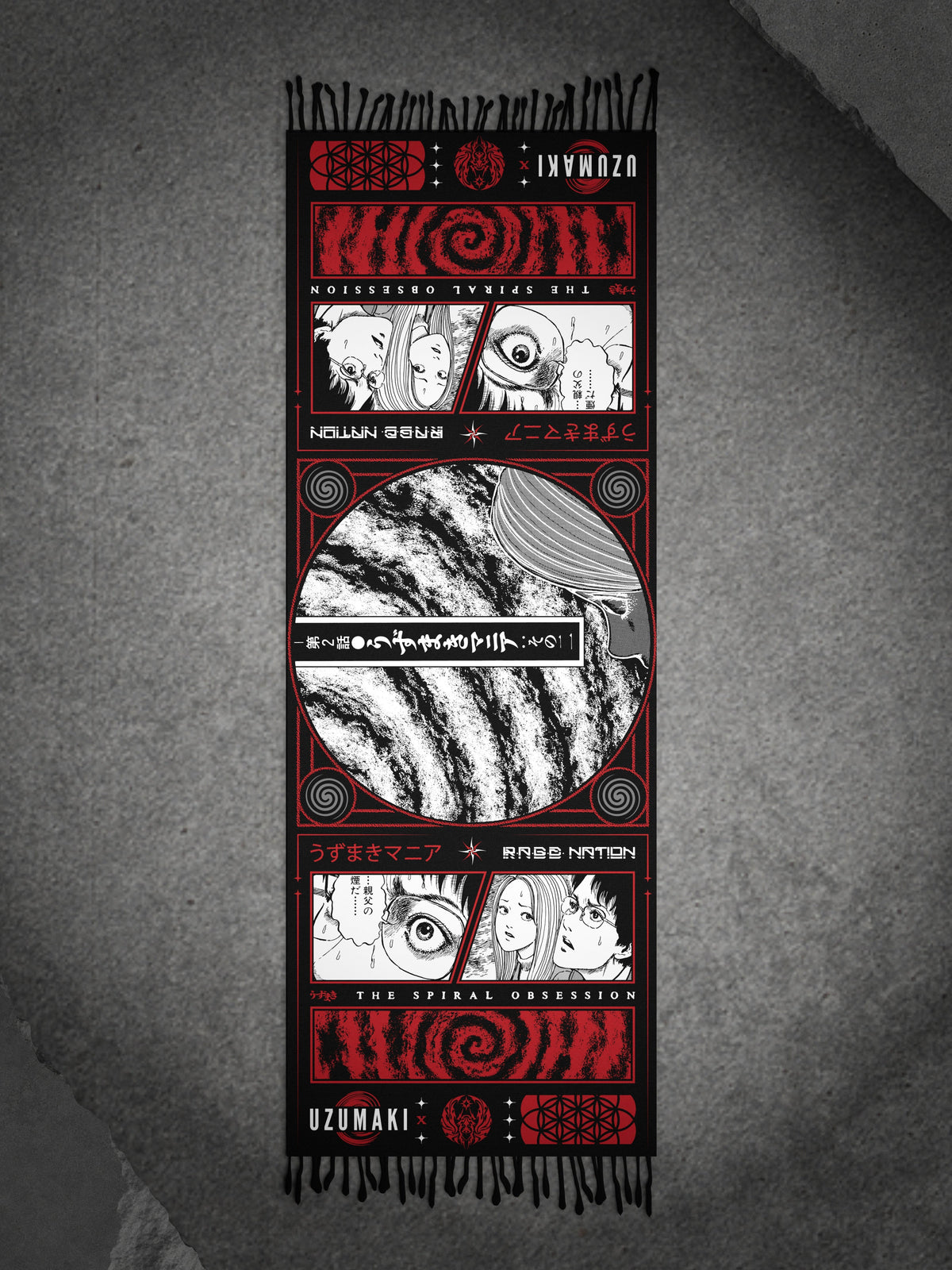 OFFICIAL UZUMAKI ✦ SPIRAL OBSESSION ✦ Pashmina Shawl Shawl