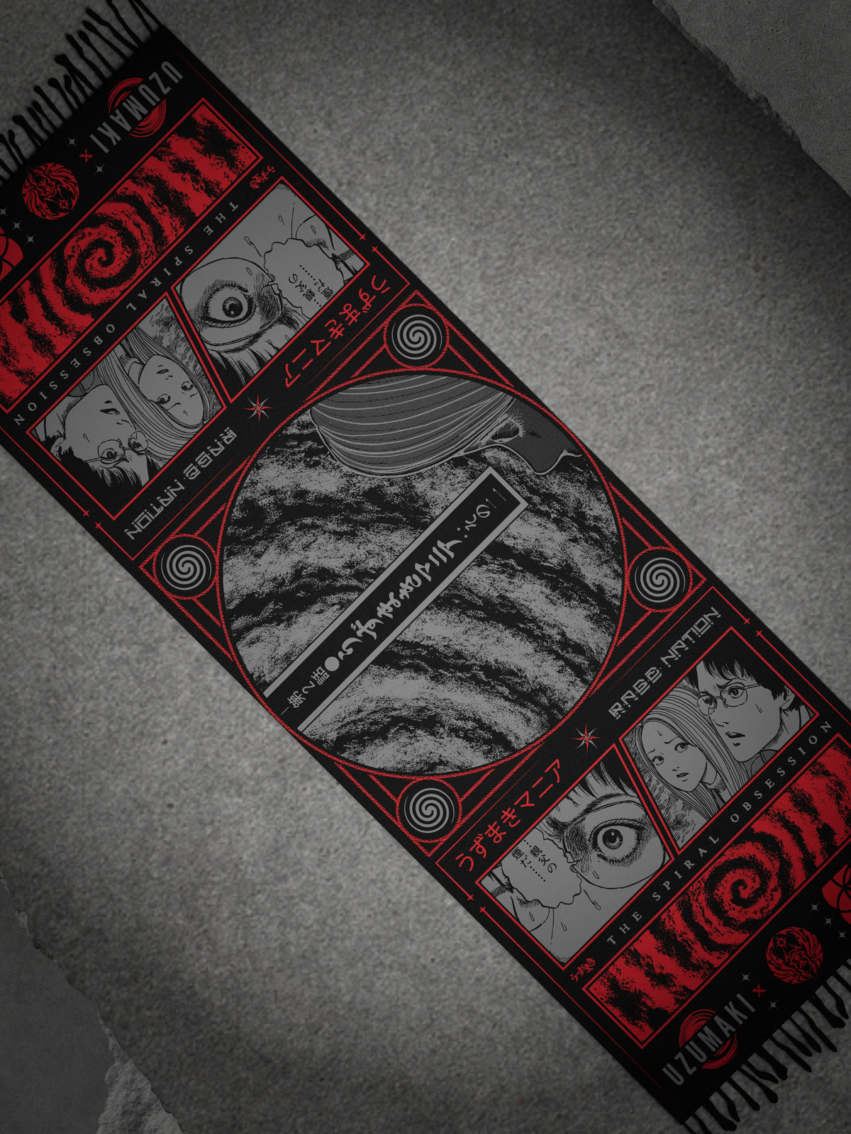 OFFICIAL UZUMAKI ✦ SPIRAL OBSESSION ✦ Pashmina Shawl Shawl