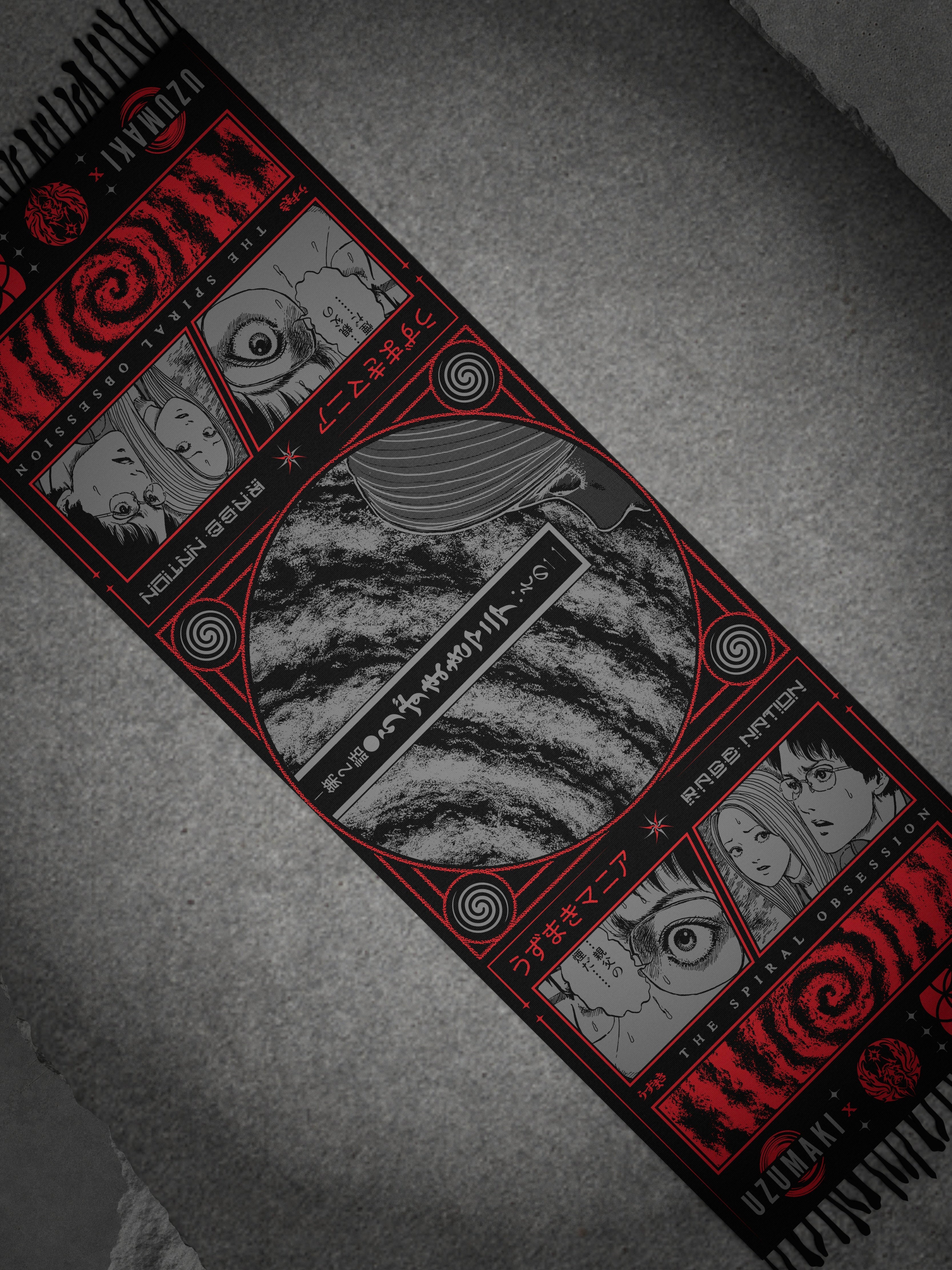 OFFICIAL UZUMAKI ✦ SPIRAL OBSESSION ✦ Pashmina Shawl Shawl