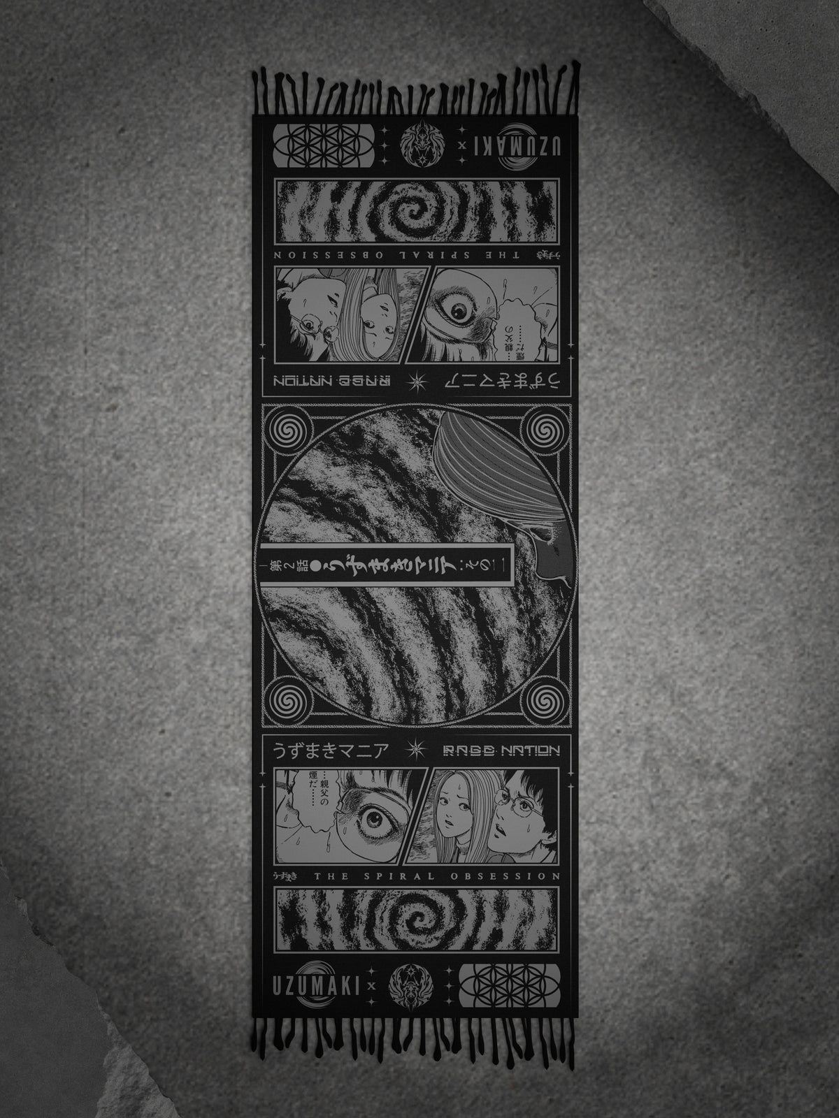 OFFICIAL UZUMAKI ✦ SPIRAL OBSESSION ✦ Pashmina Shawl Shawl