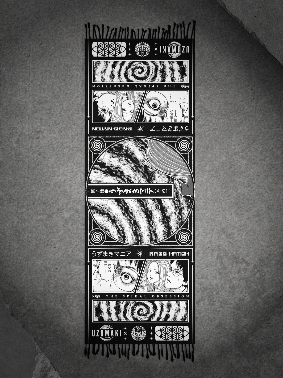 OFFICIAL UZUMAKI ✦ SPIRAL OBSESSION ✦ Pashmina Shawl Shawl