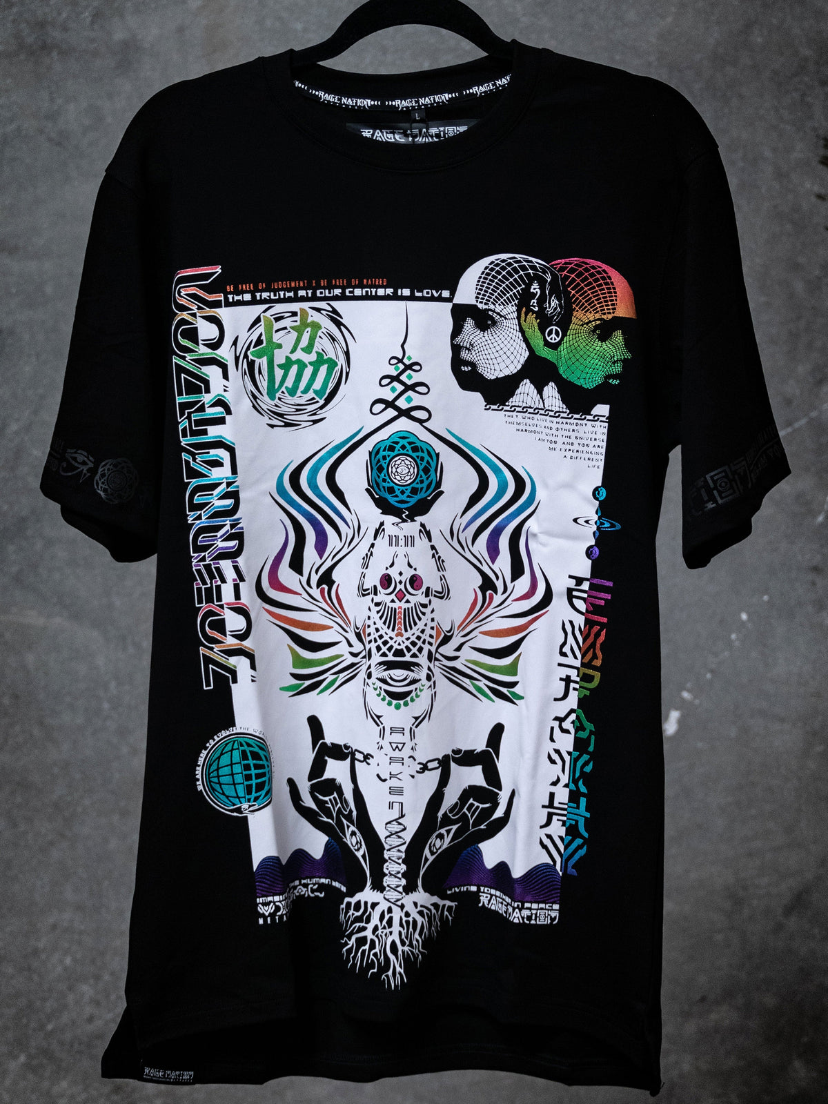 VISUAL METAPHORS • Spectrum Ink • Luxury Fabric T-Shirt T-Shirt