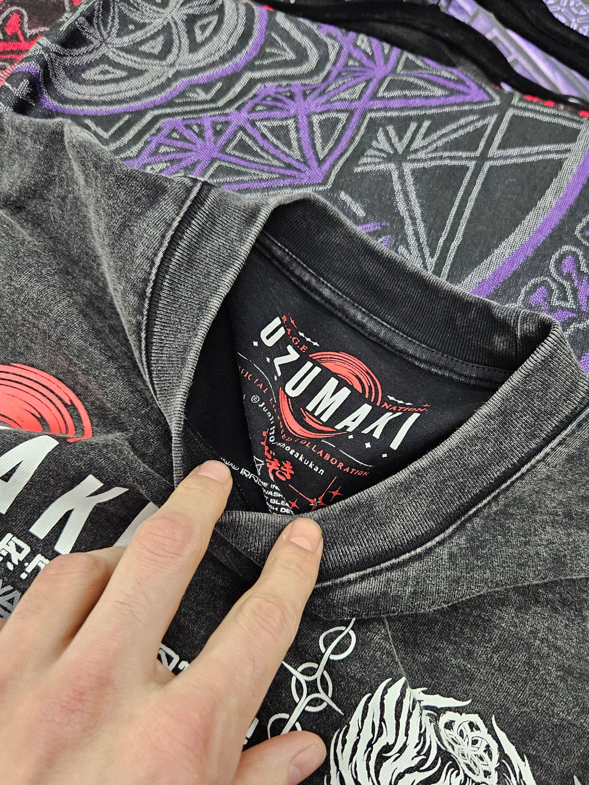 Spiral Obsession Acidwash Tee ✦ :: WAREHOUSE LIQUIDATION