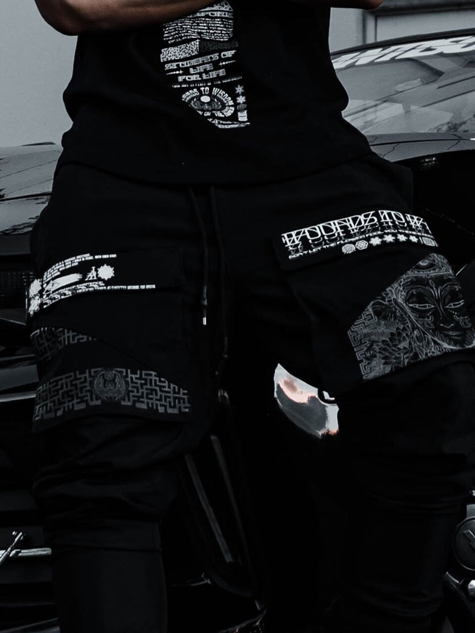 WOUNDS to WISDOM • Slim Fit Tactical Unisex Joggers w/ Hidden Pocket Tactical