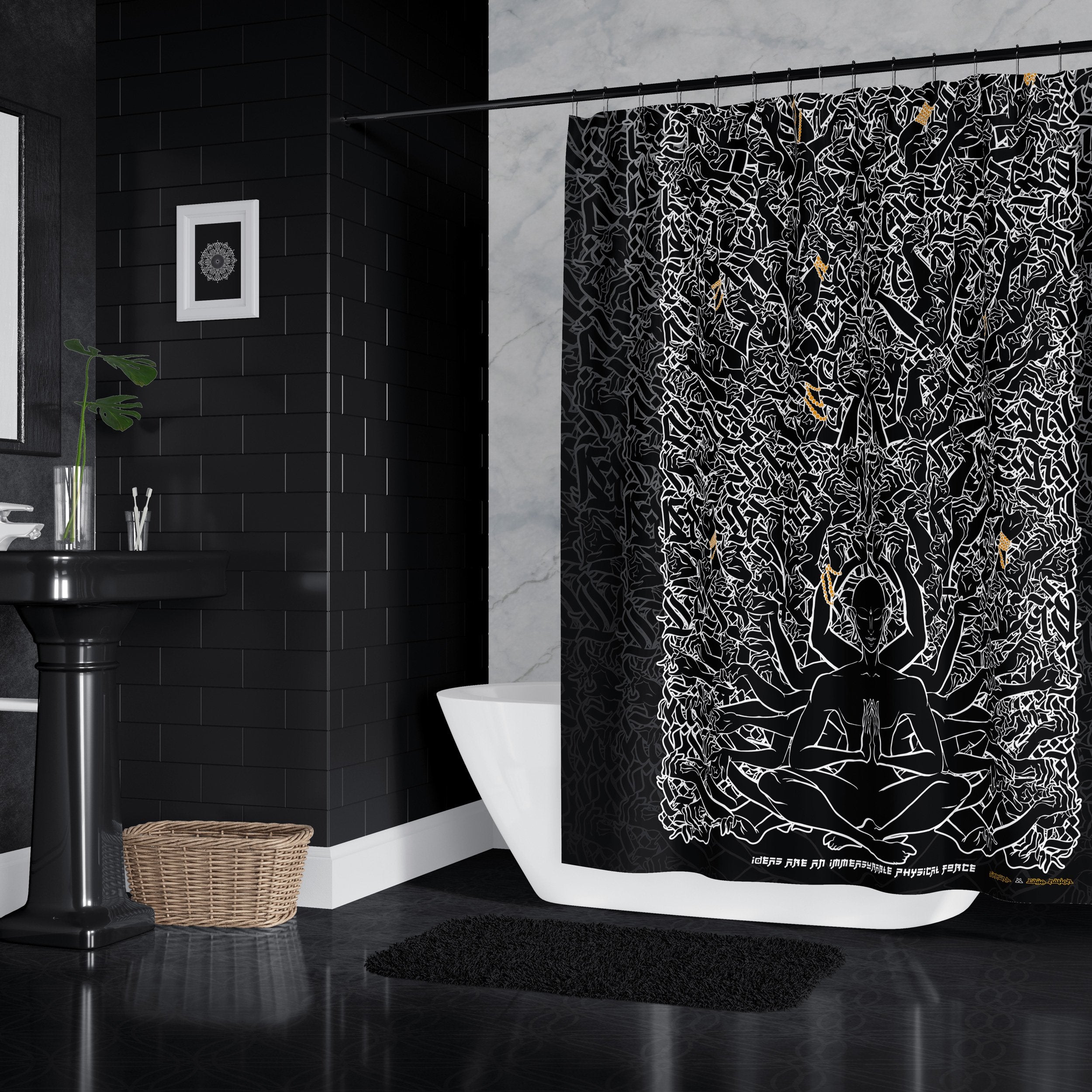 1000 LIMBS Shower Curtains