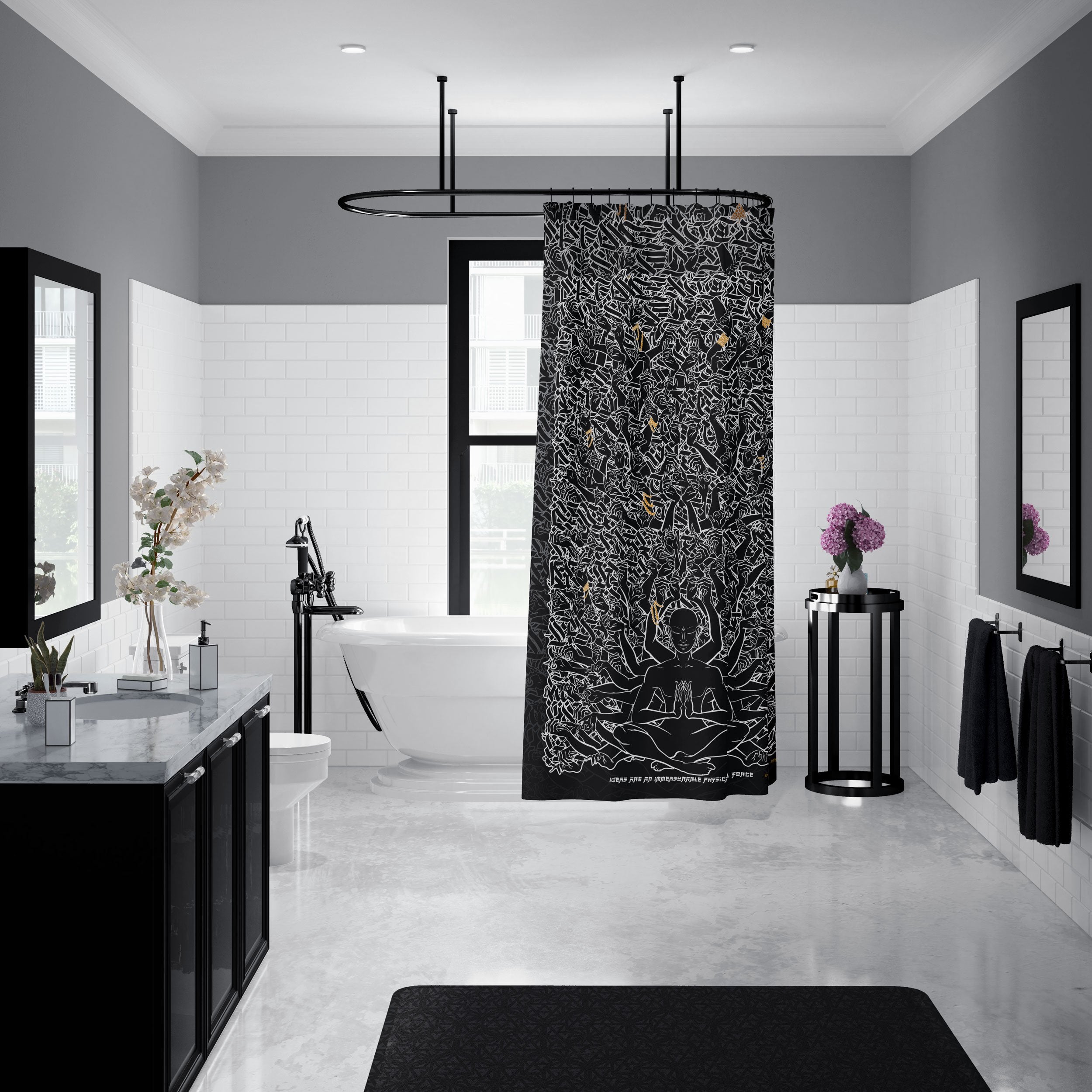 1000 LIMBS Shower Curtains