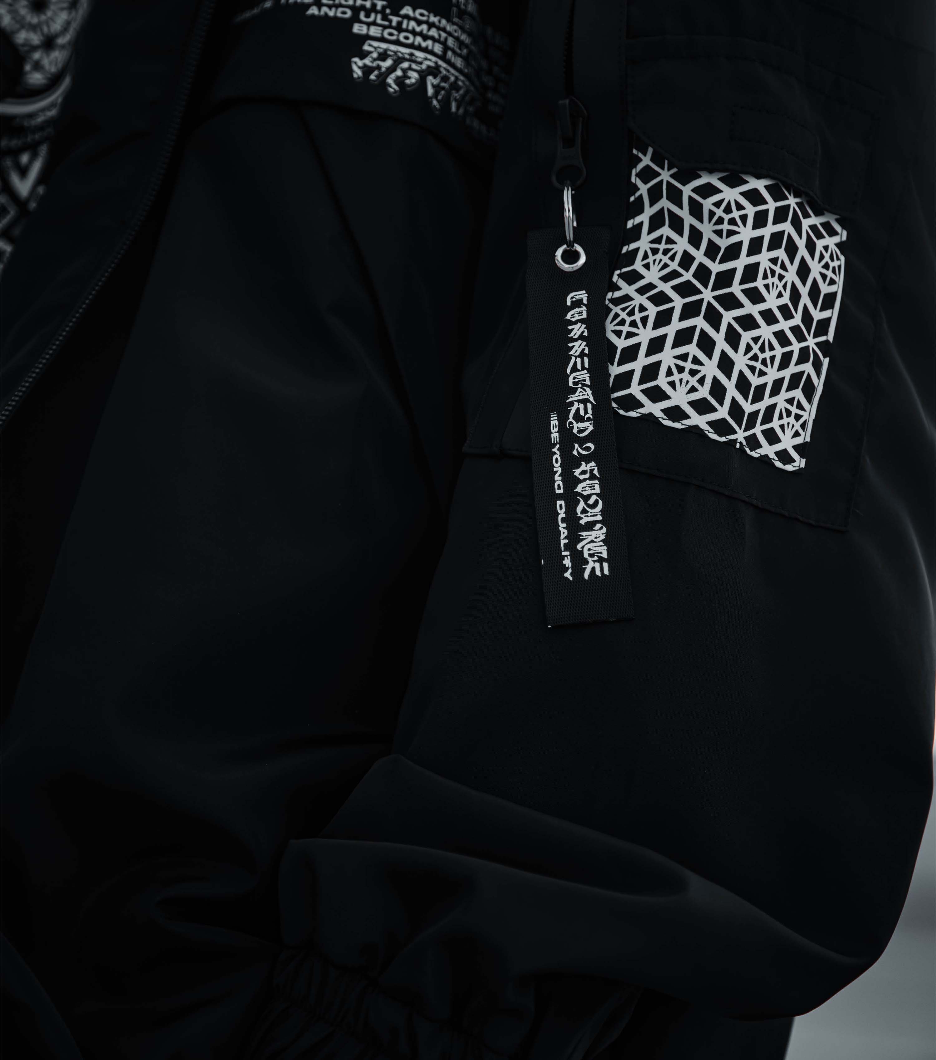 LOTUS THRONE • GLENN THOMSON COLLAB • Waterproof Zip-Up Windbreaker Windbreaker