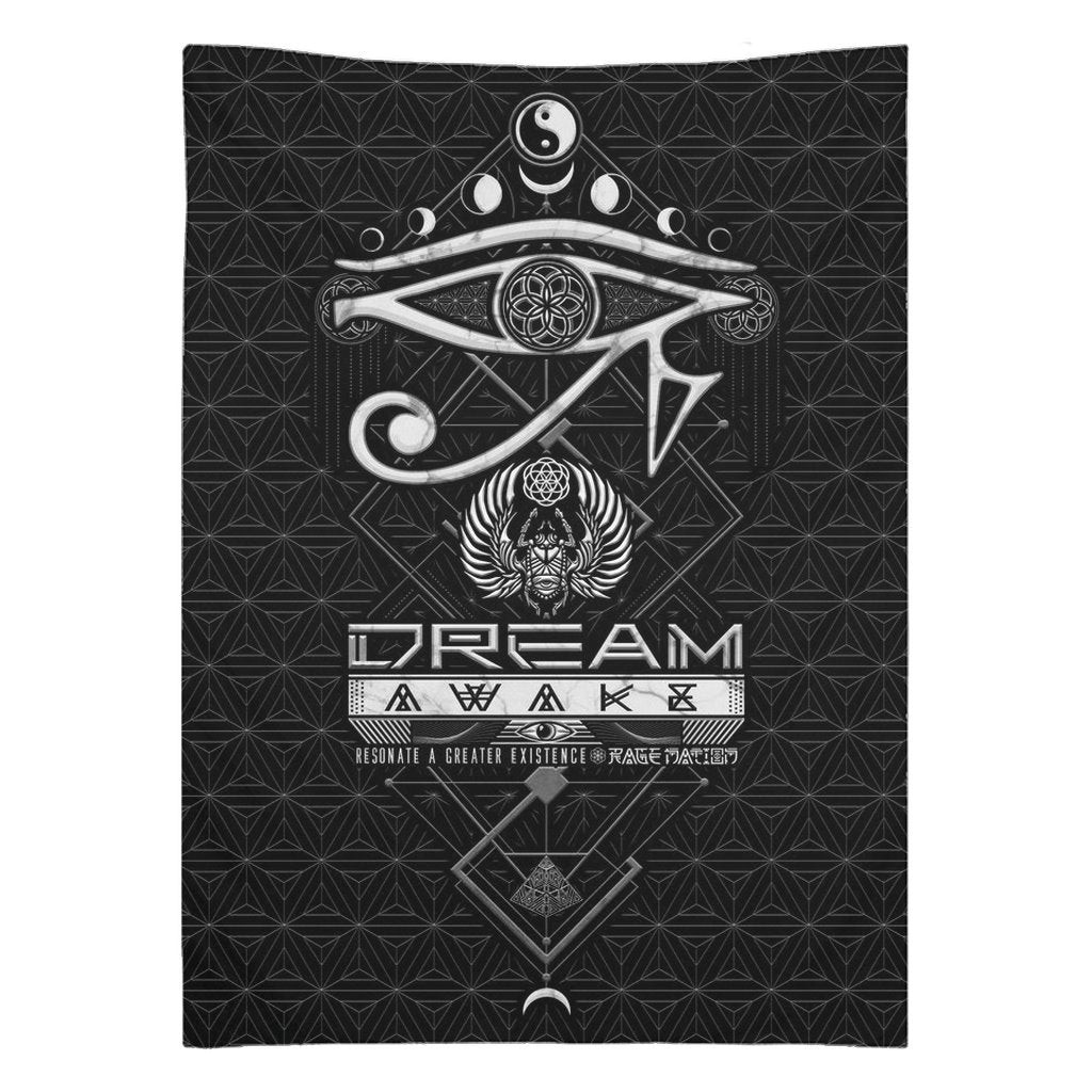 DREAM AWAKE • Sacred Geometry Wall Tapestry Tapestry 26x36 inch 
