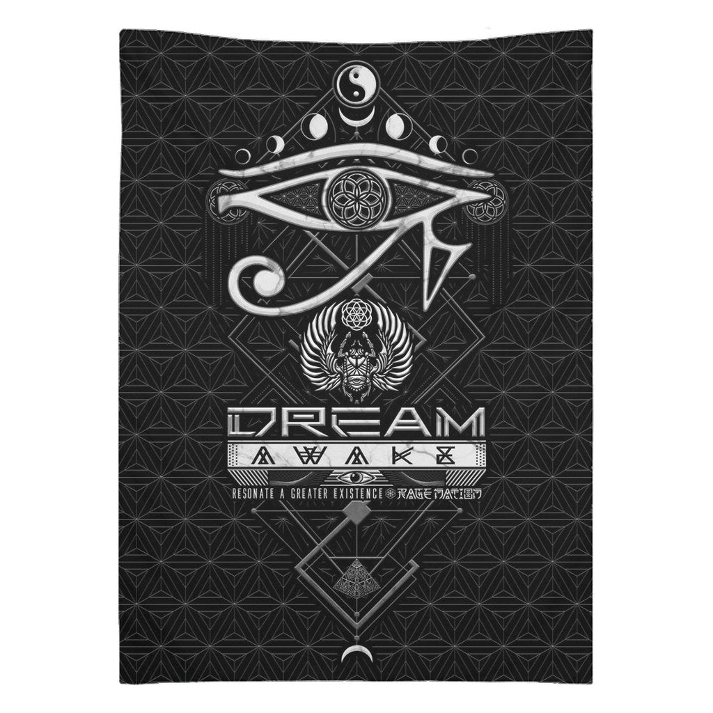 DREAM AWAKE • Sacred Geometry Wall Tapestry Tapestry 26x36 inch