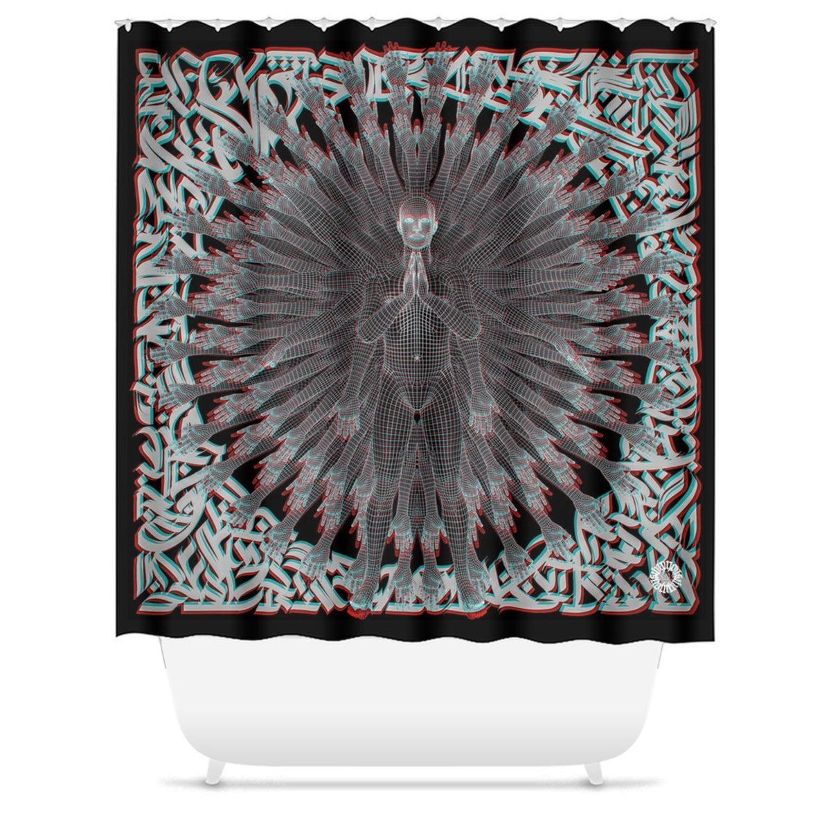 P Guardian Shower Curtains 71x74 inch