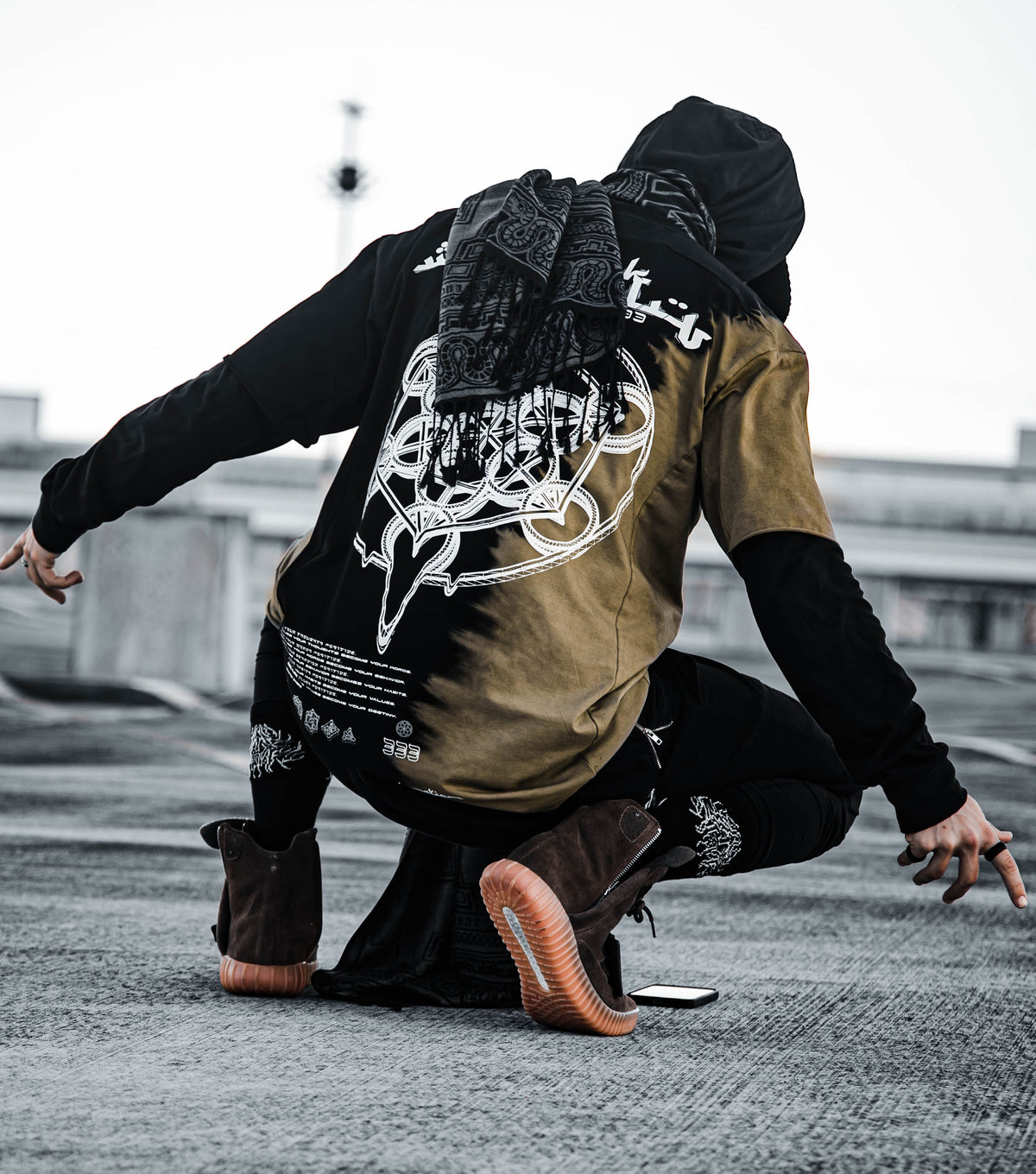 PRE-ORDER • THINK WISELY V1 • Bleach Tie-Dye T-Shirt T-Shirt