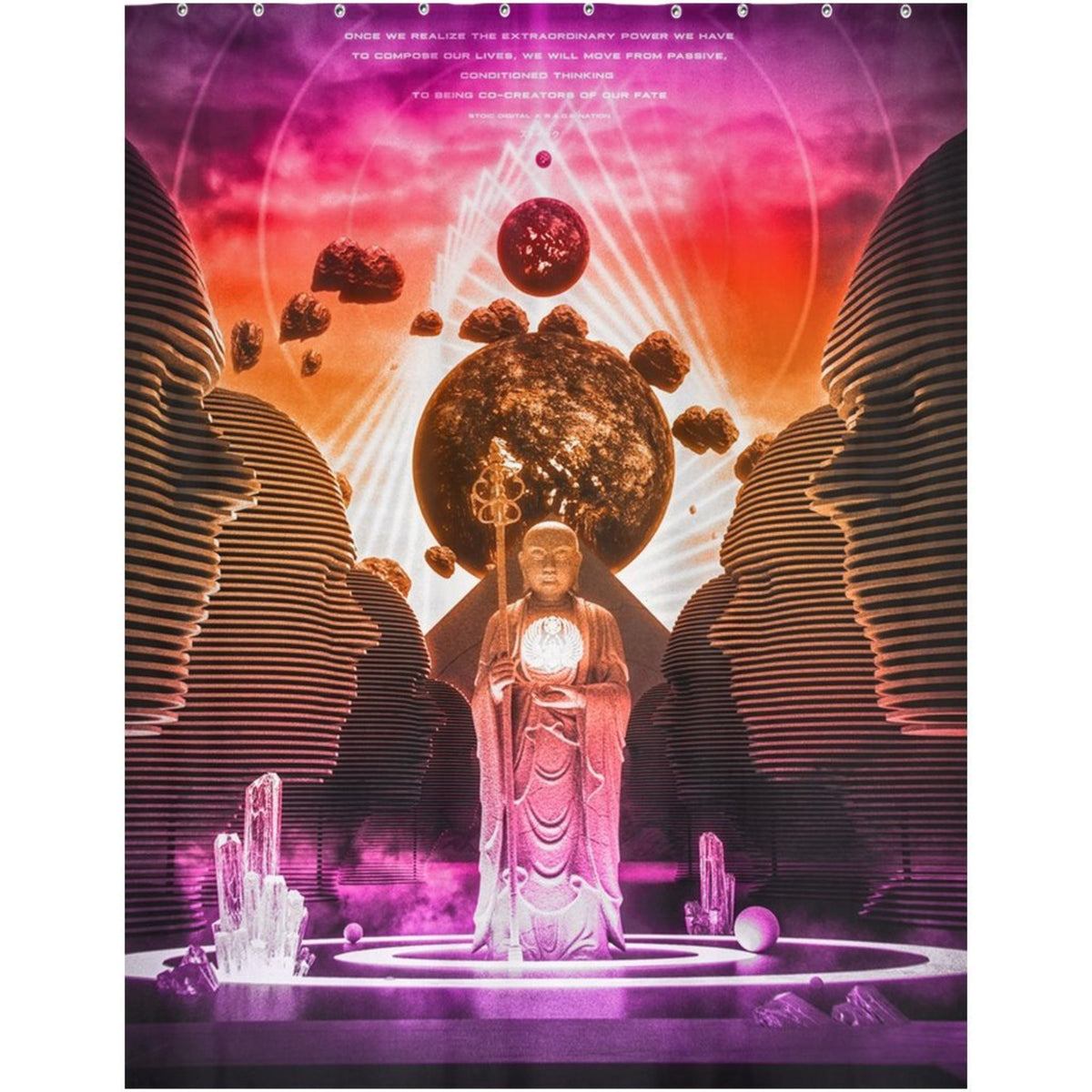 DO ME MONOMYTH Shower Curtains 70x90 inch