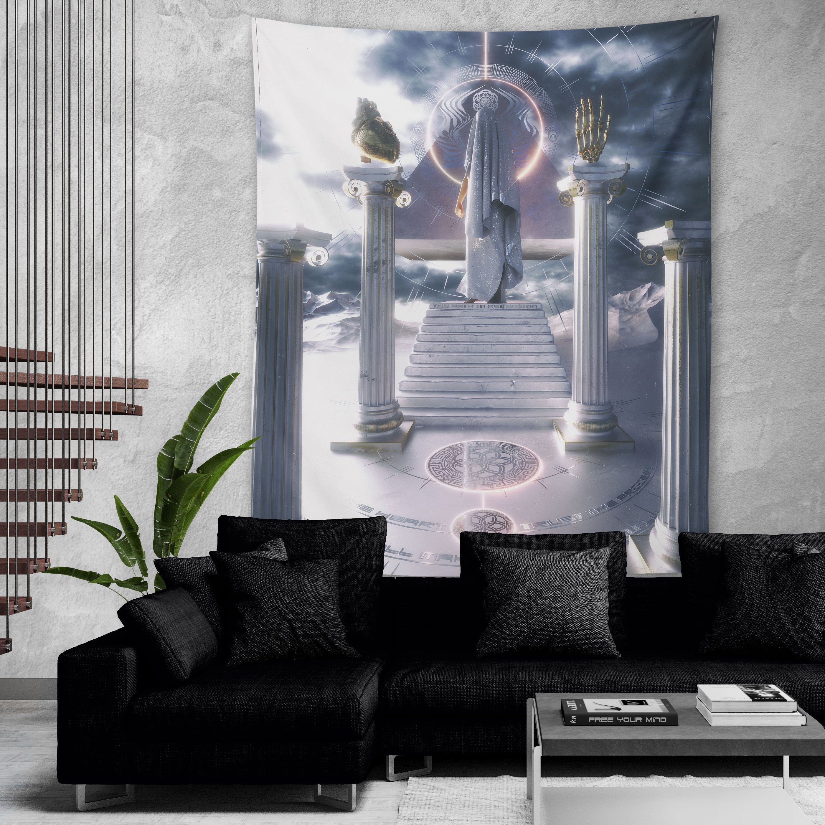 PATH TO ASCENSION • AFTERTASTE • Wall Tapestry Tapestry