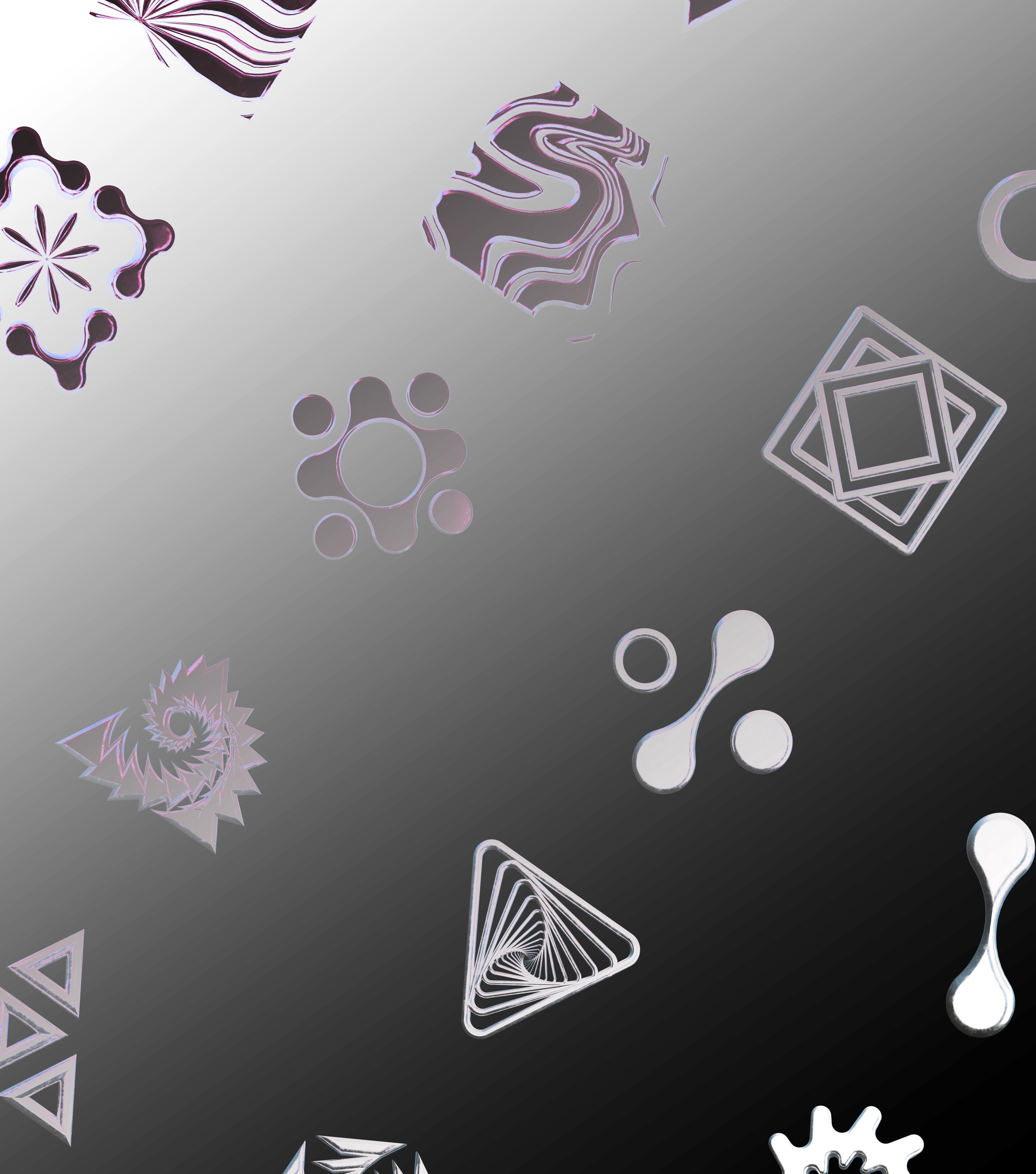 Neo Renaissance • Vector Asset Pack 01 Bevel Chrome • Stoic Digital