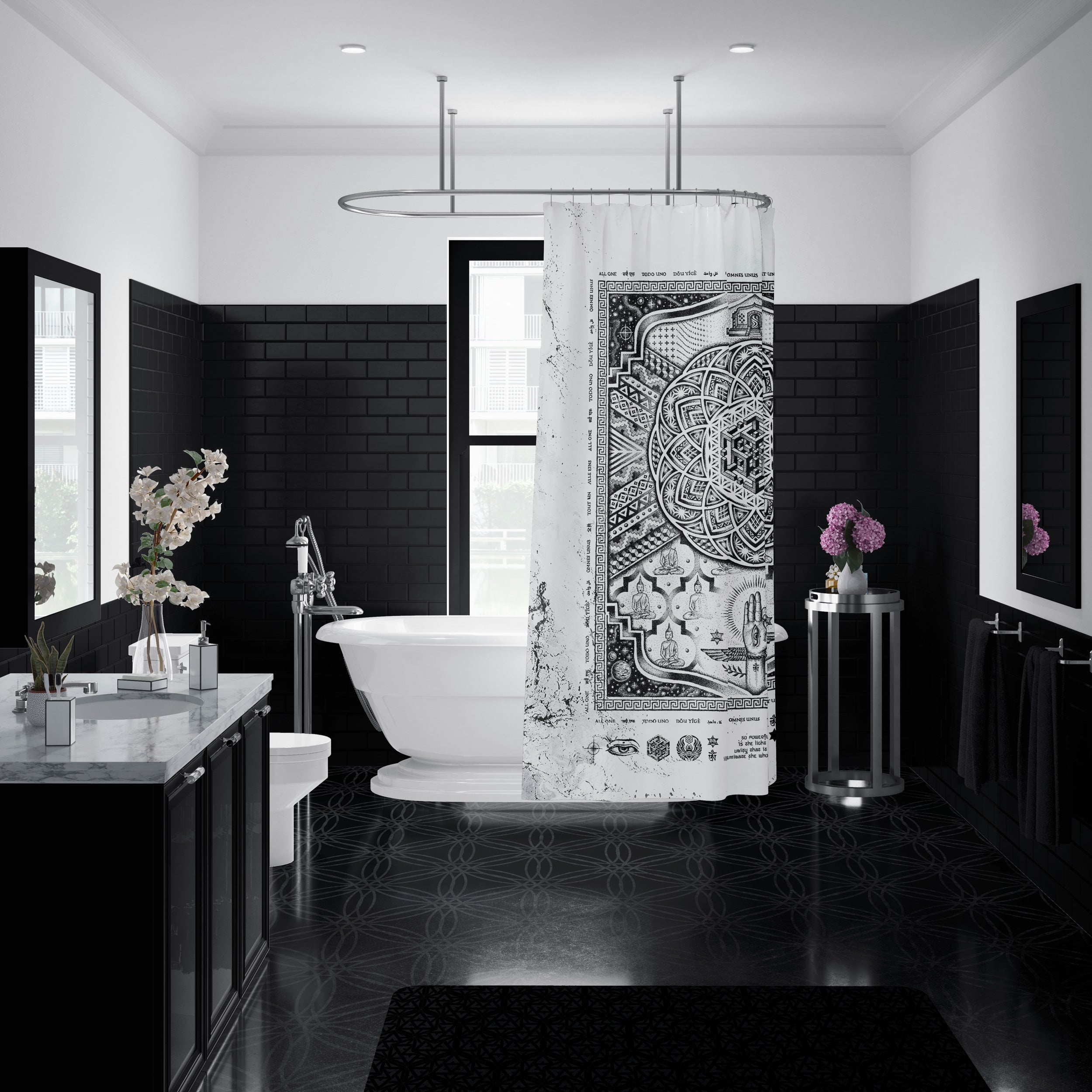 BOUNDLESS UNION • Shower Curtain Shower Curtain