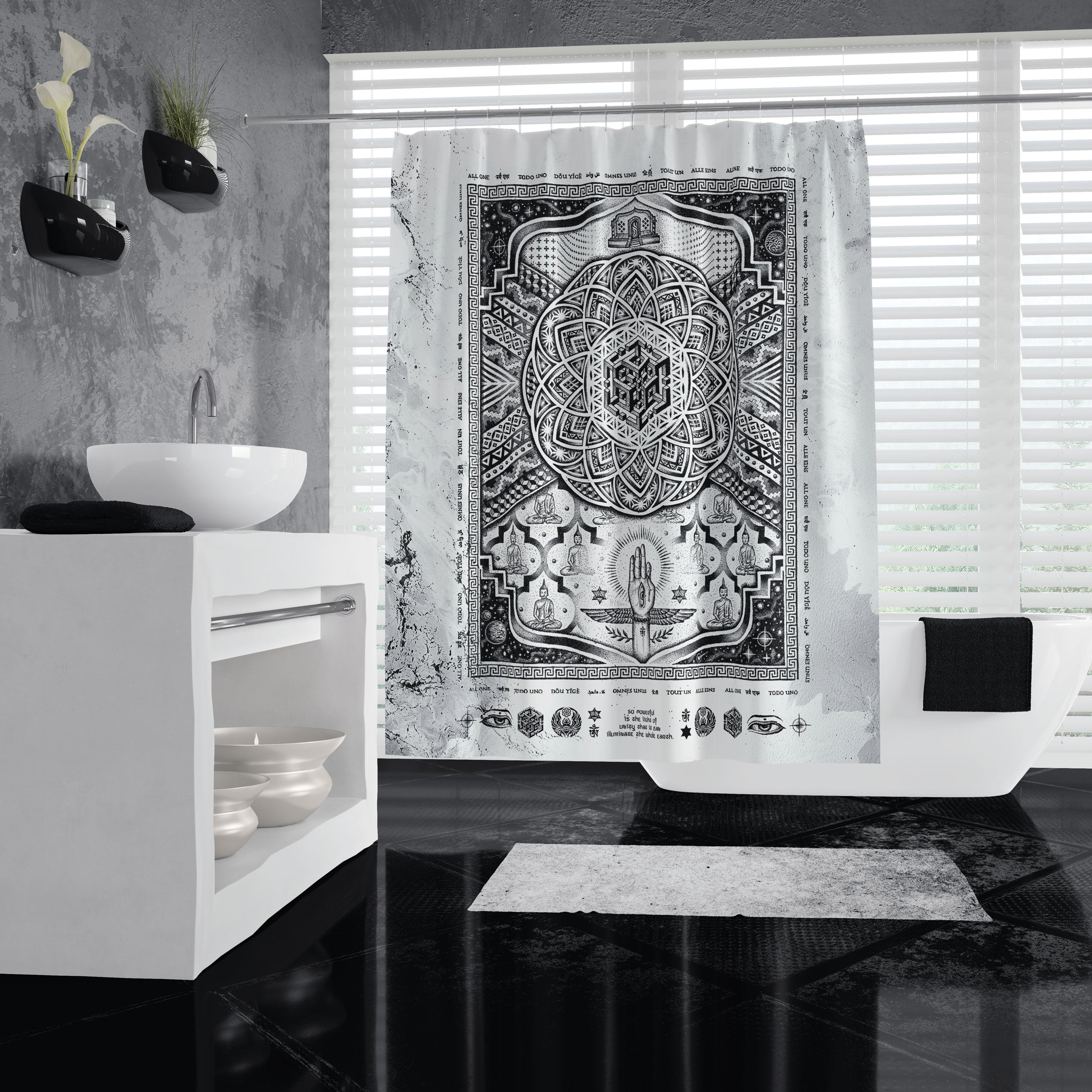 BOUNDLESS UNION • Shower Curtain Shower Curtain
