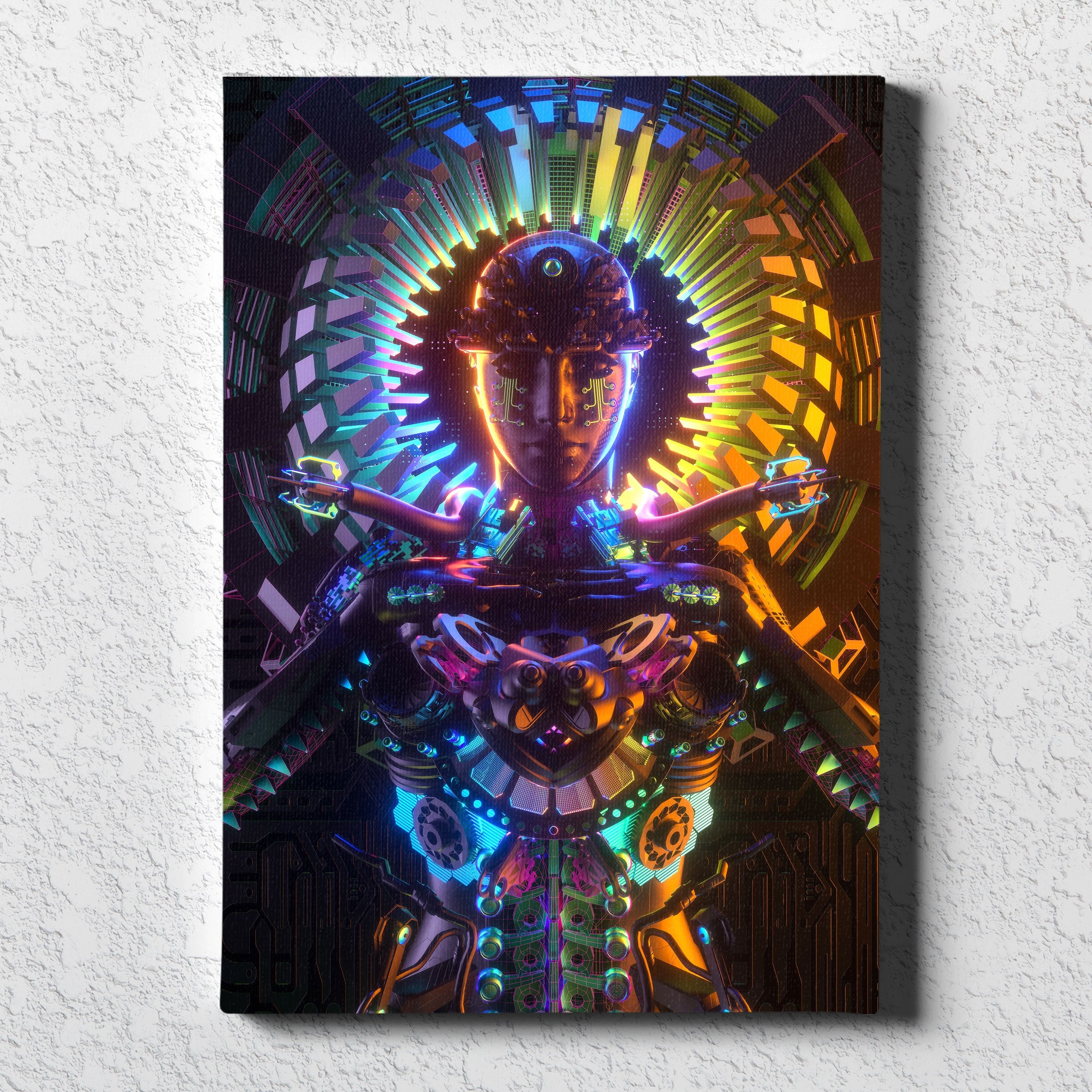 DEMIGLOW • GLASS CRANE/LANE • LE 222 Canvas Wrap Canvas